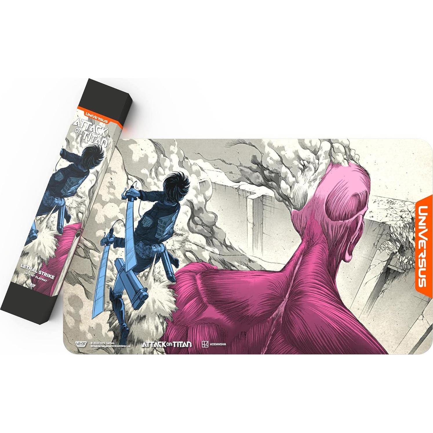 Tapete de Juego Neopreno UVS Games 60.96 x 35.56 cm Ataque a los Titanes