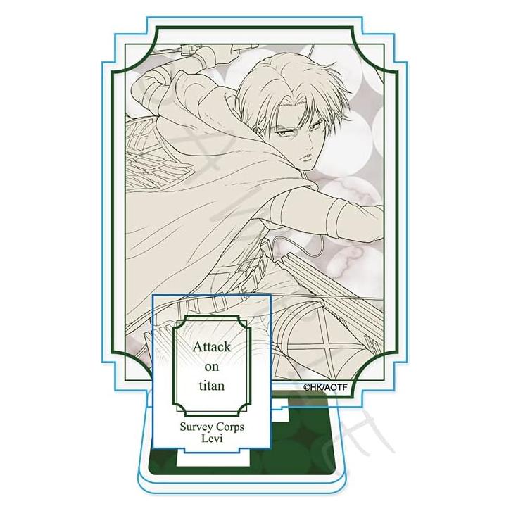 Soporte Acrílico Attack on Titan Levi 150x120mm SYNC