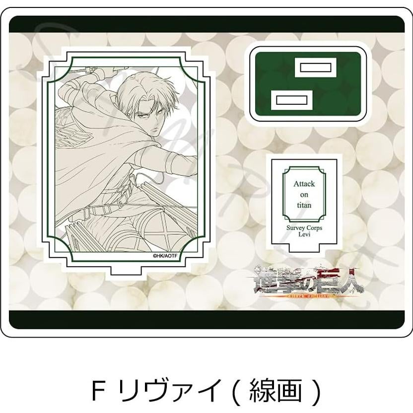 Soporte Acrílico Attack on Titan Levi 150x120mm SYNC