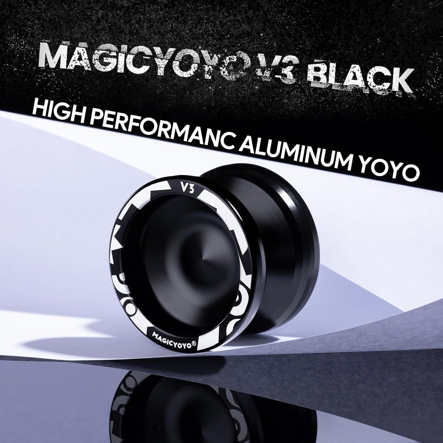 Yoyo Profesional MAGICYOYO V3 para Niños y Adultos - Negro