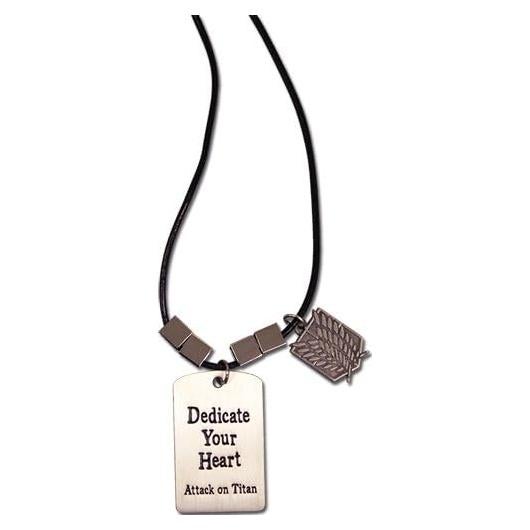 Collar Dogtag Ataque de los Titanes Great Eastern 50cm