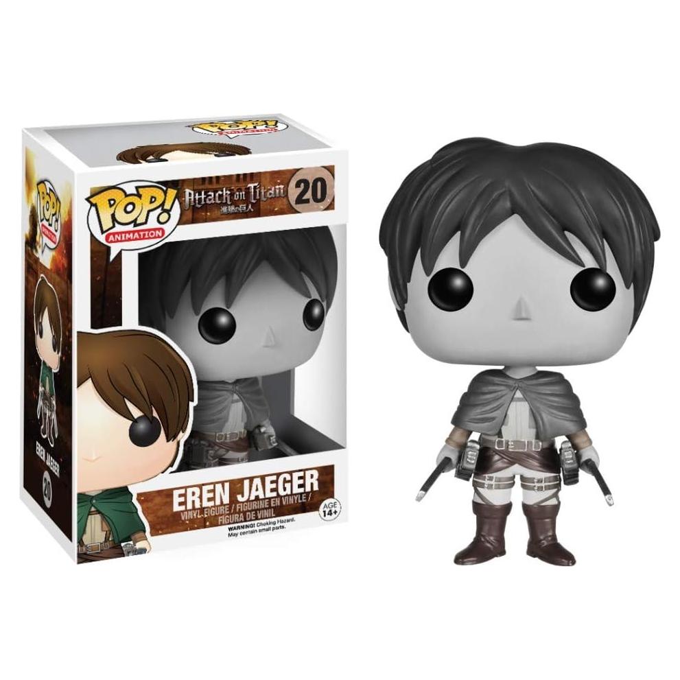 Figura Funko Pop Eren Jaeger Ataque a los Titanes Monocromática