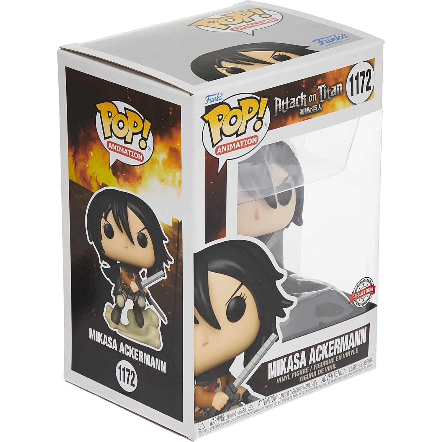 Funko Pop! Mikasa Ackerman Ataque a los Titanes Edición Especial