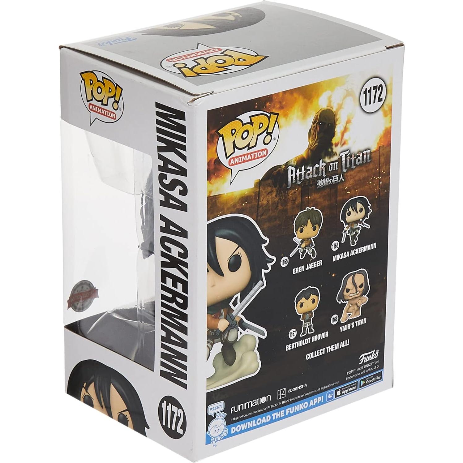 Funko Pop! Mikasa Ackerman Ataque a los Titanes Edición Especial