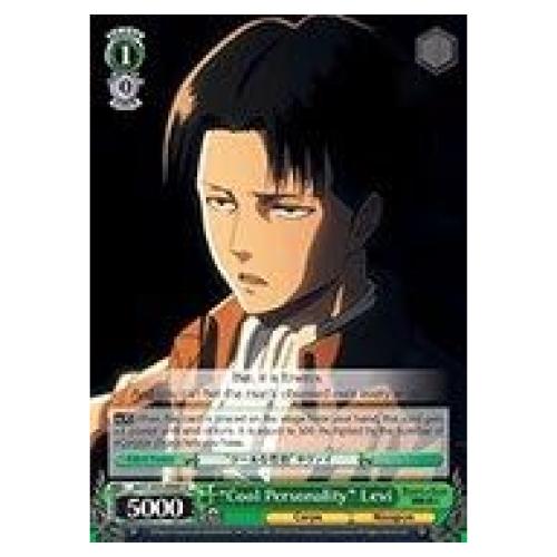 Weiss Schwarz - "Cool Personality" Levi - AOT/S35-E040 - U (AOT/S35-E040) - Attack on Titan Booster Pack