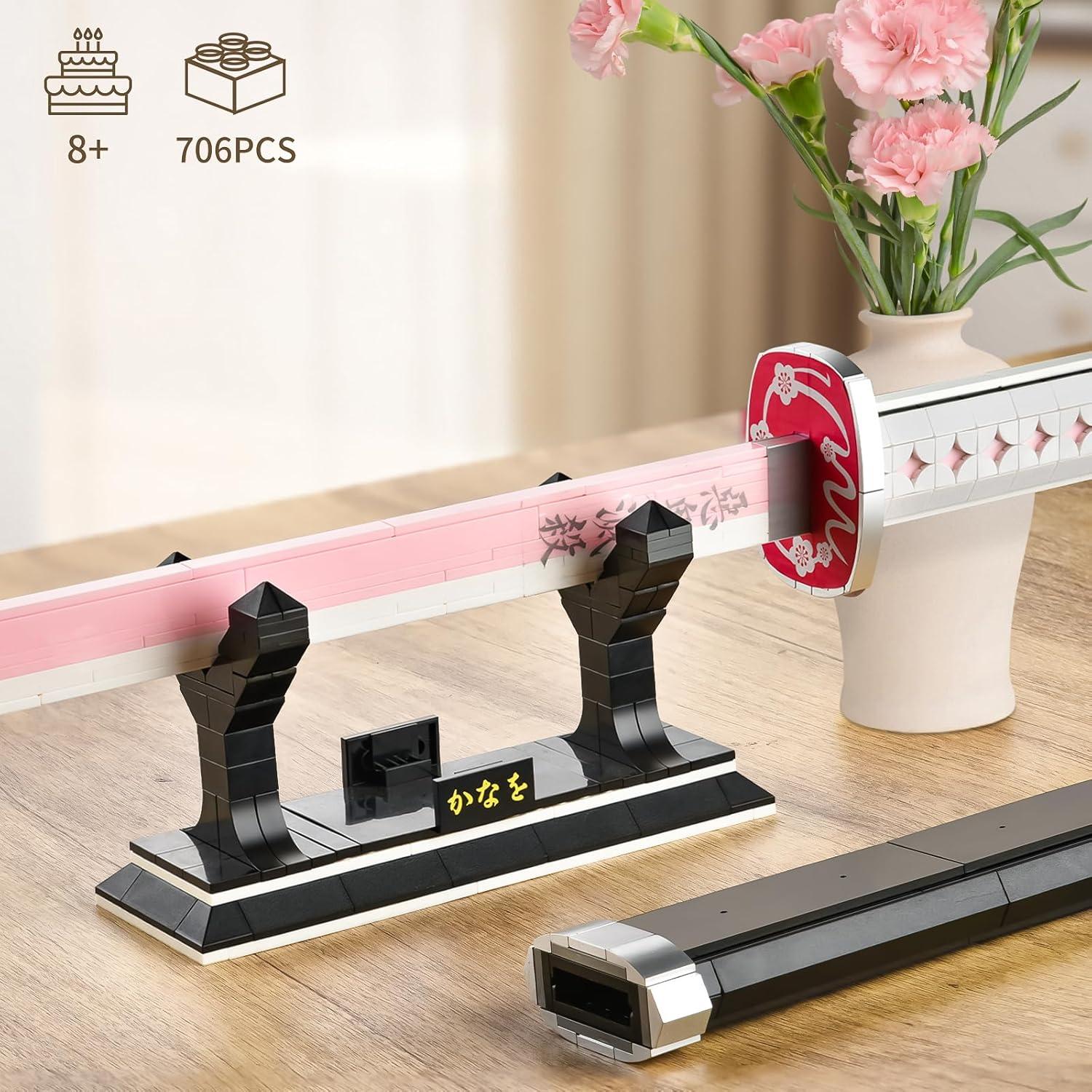 Conjunto de Construcción Espada Demon Slayer SATHIBI 706 Piezas