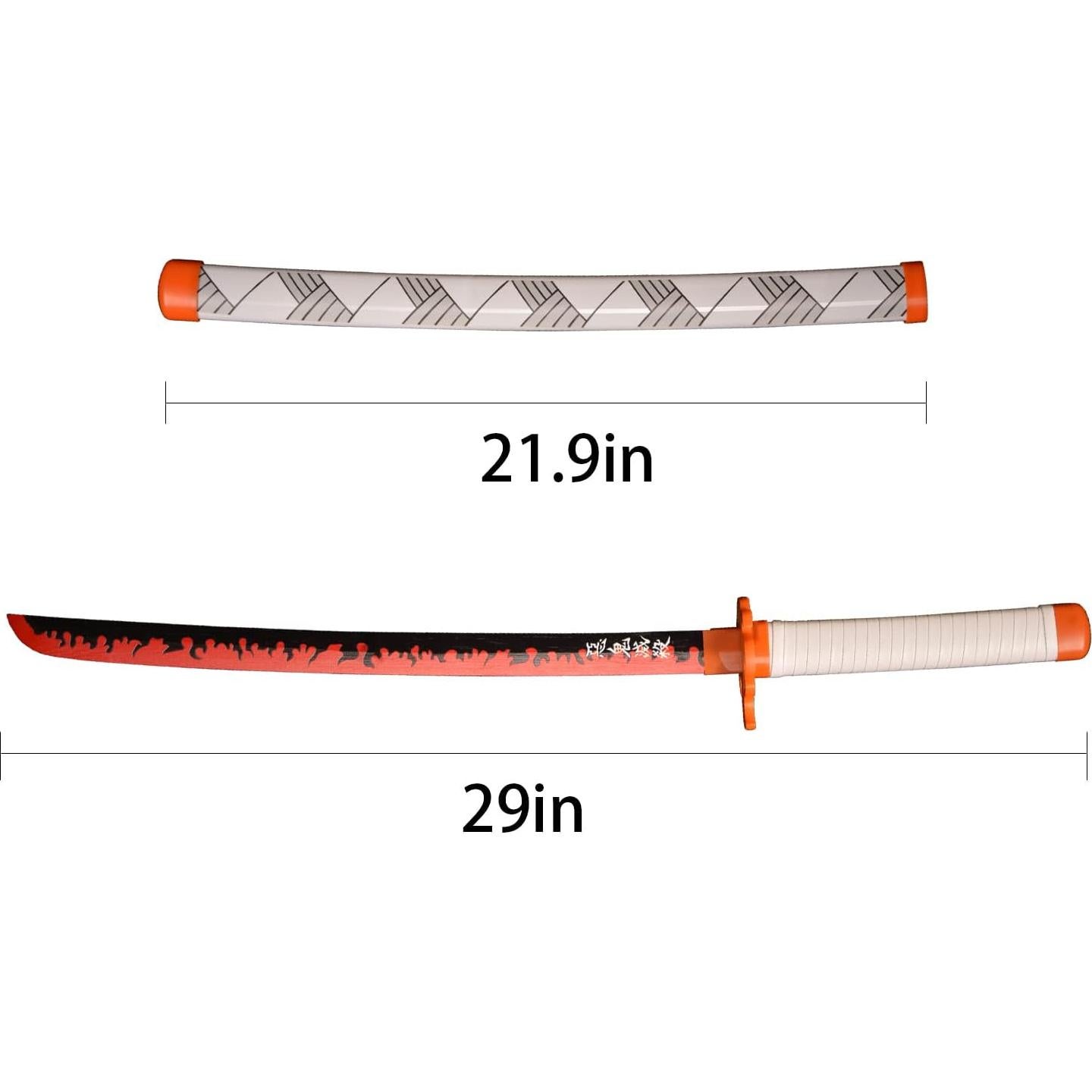Espada Katana Rengoku Kyoujurou SV 78.74 cm Decorativa