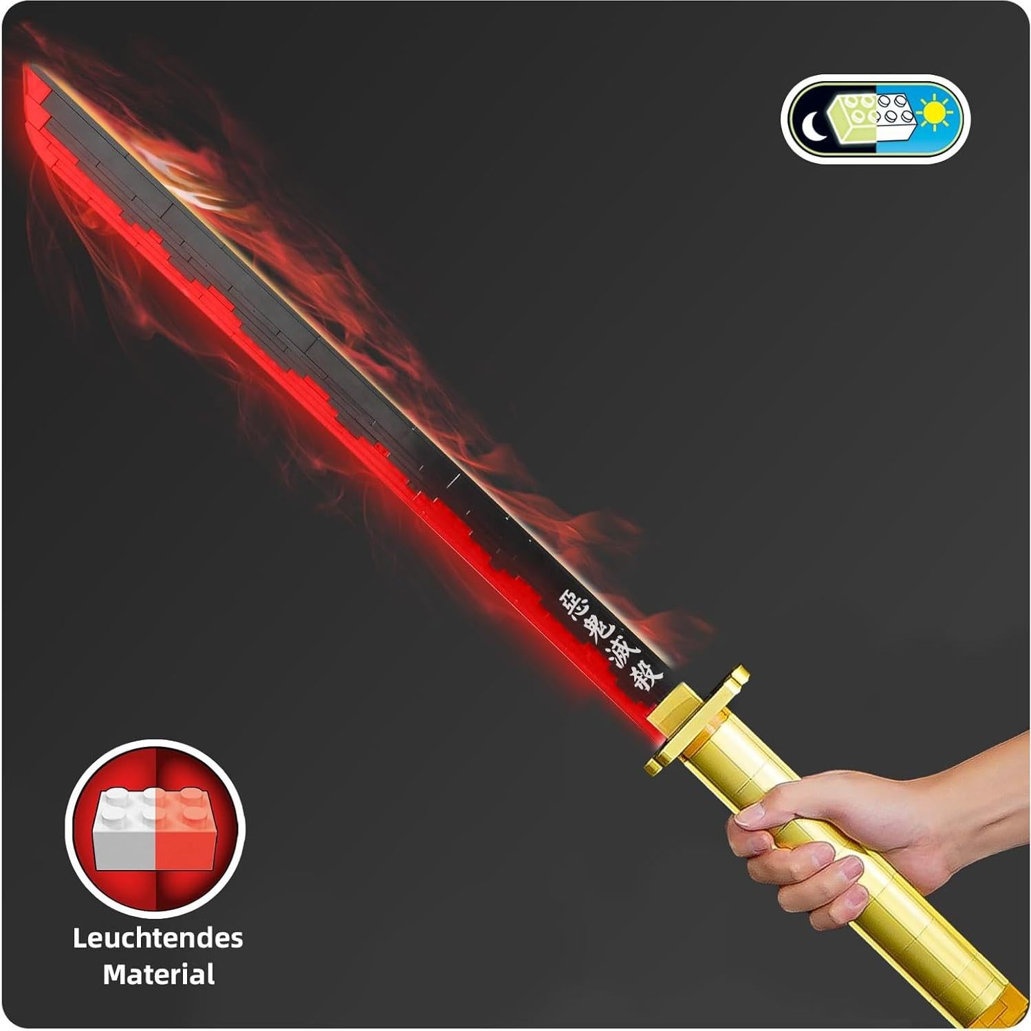 Set de Construcción Espada Tsugikuni Yoriichi TOY PLAYER 606 Piezas