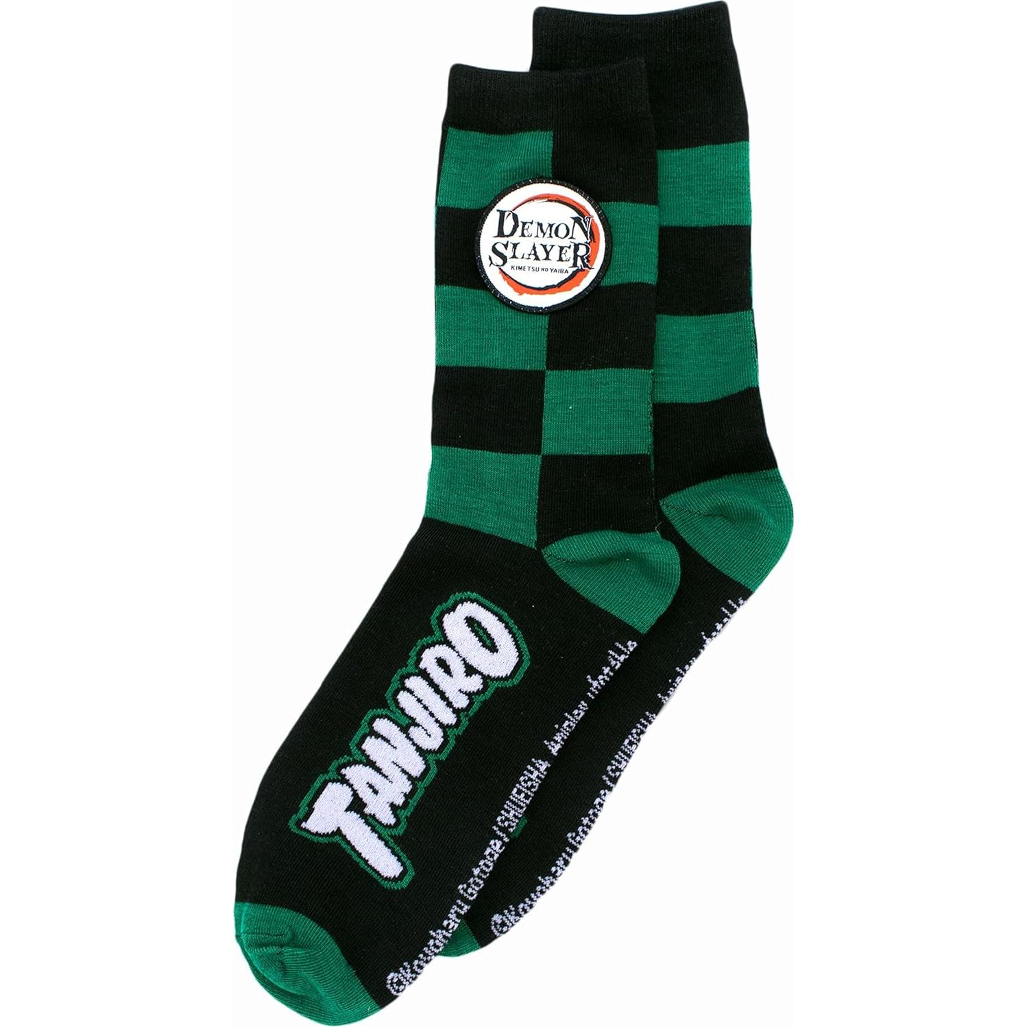 Calcetines Demon Slayer Nezuko y Tanjiro - Talla Única, 2 Pares