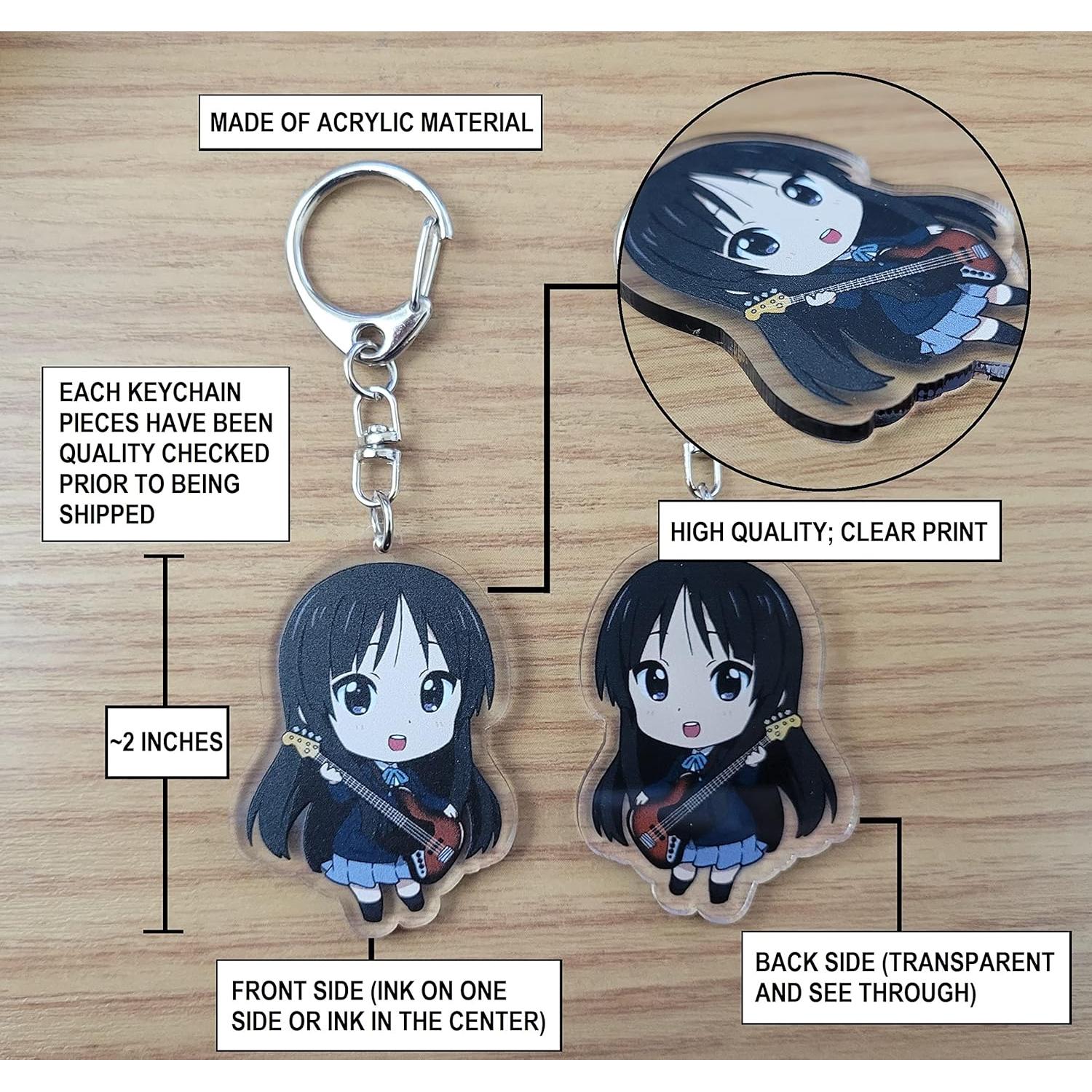 Set de 2 llaveros acrílico Demon Slayer Nezuko y Tanjirou