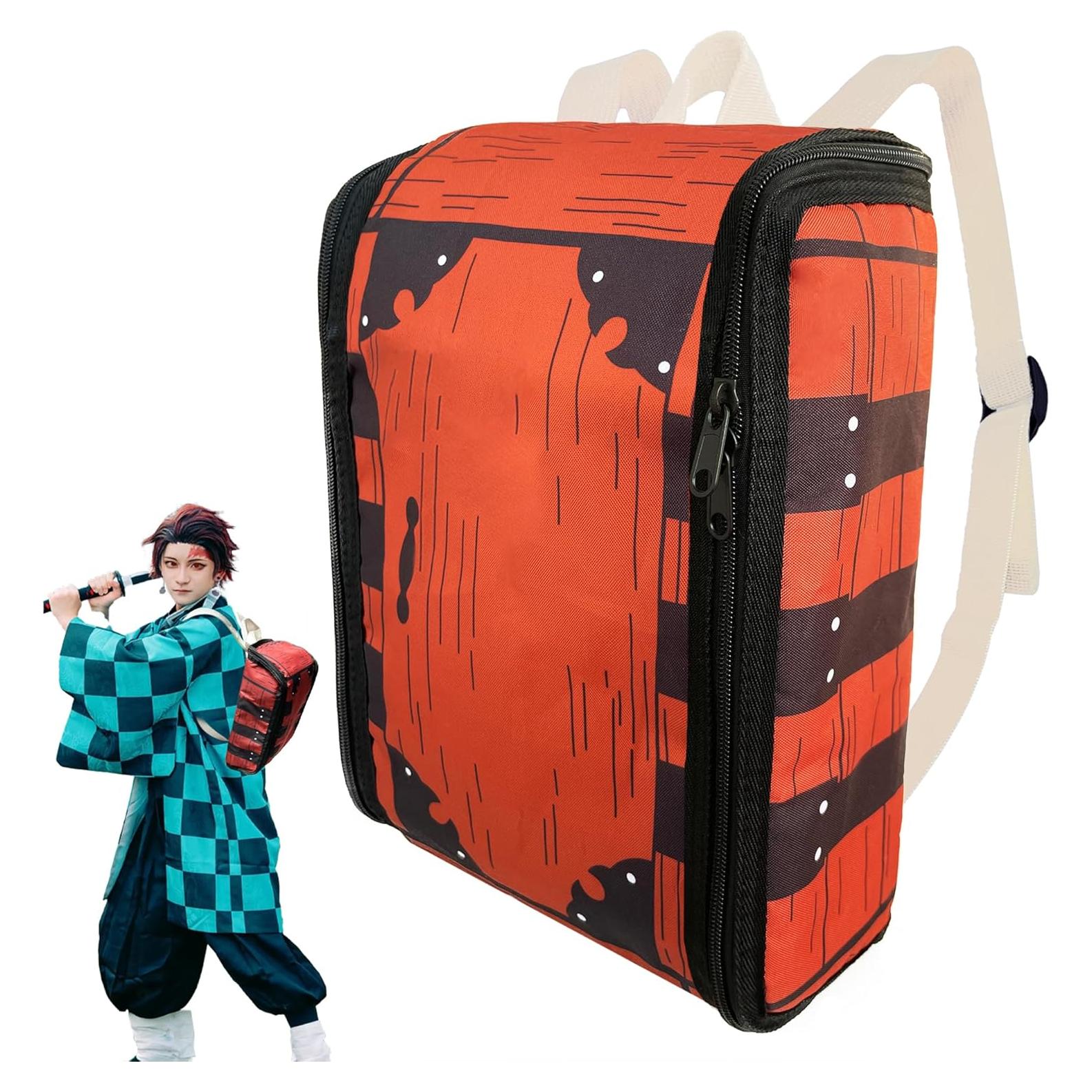 Mochila Cosplay Mini Anime Caja de Madera 30x22 cm