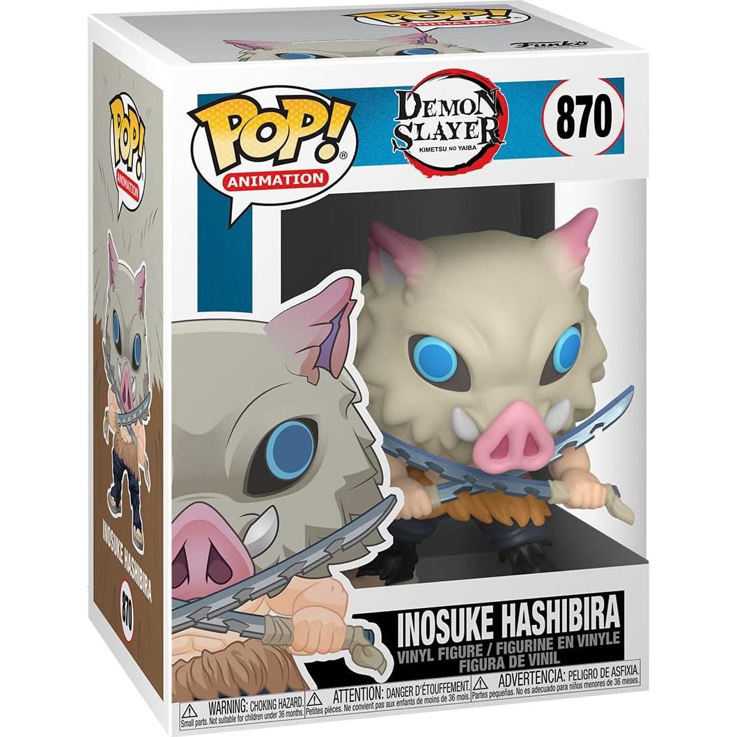 Figura de Vinilo Funko Inosuke Hashibira 9.5 cm con Protector