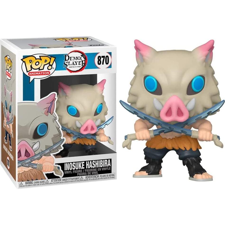Figura de Vinilo Funko Inosuke Hashibira 9.5 cm con Protector