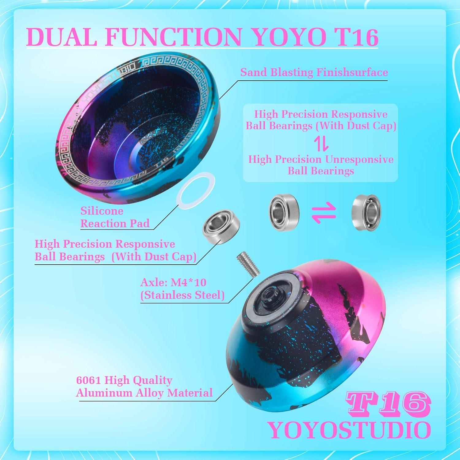 Yoyo Profesional YOYOSTUDIO T16 Doble Función con Accesorios