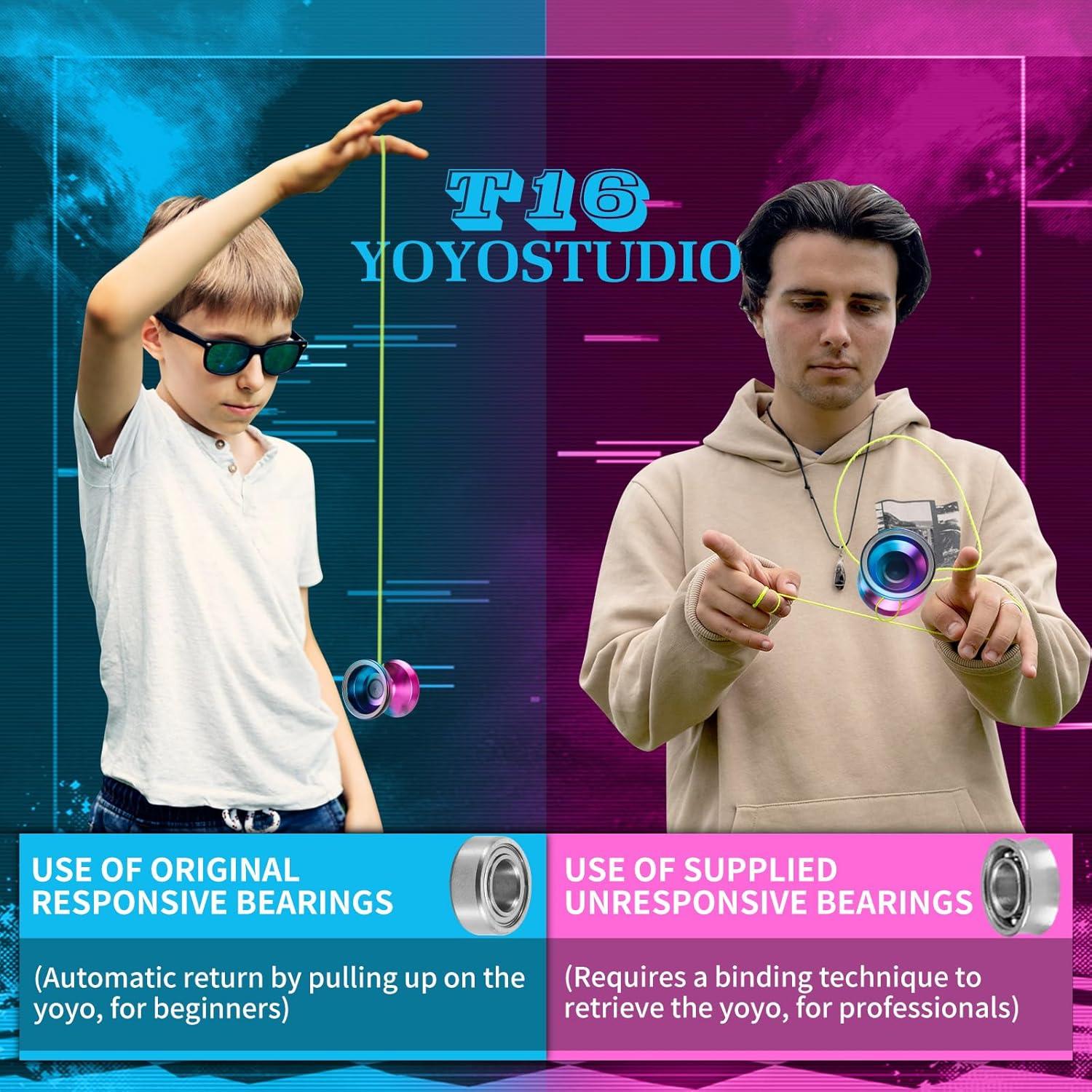 Yoyo Profesional YOYOSTUDIO T16 Doble Función con Accesorios