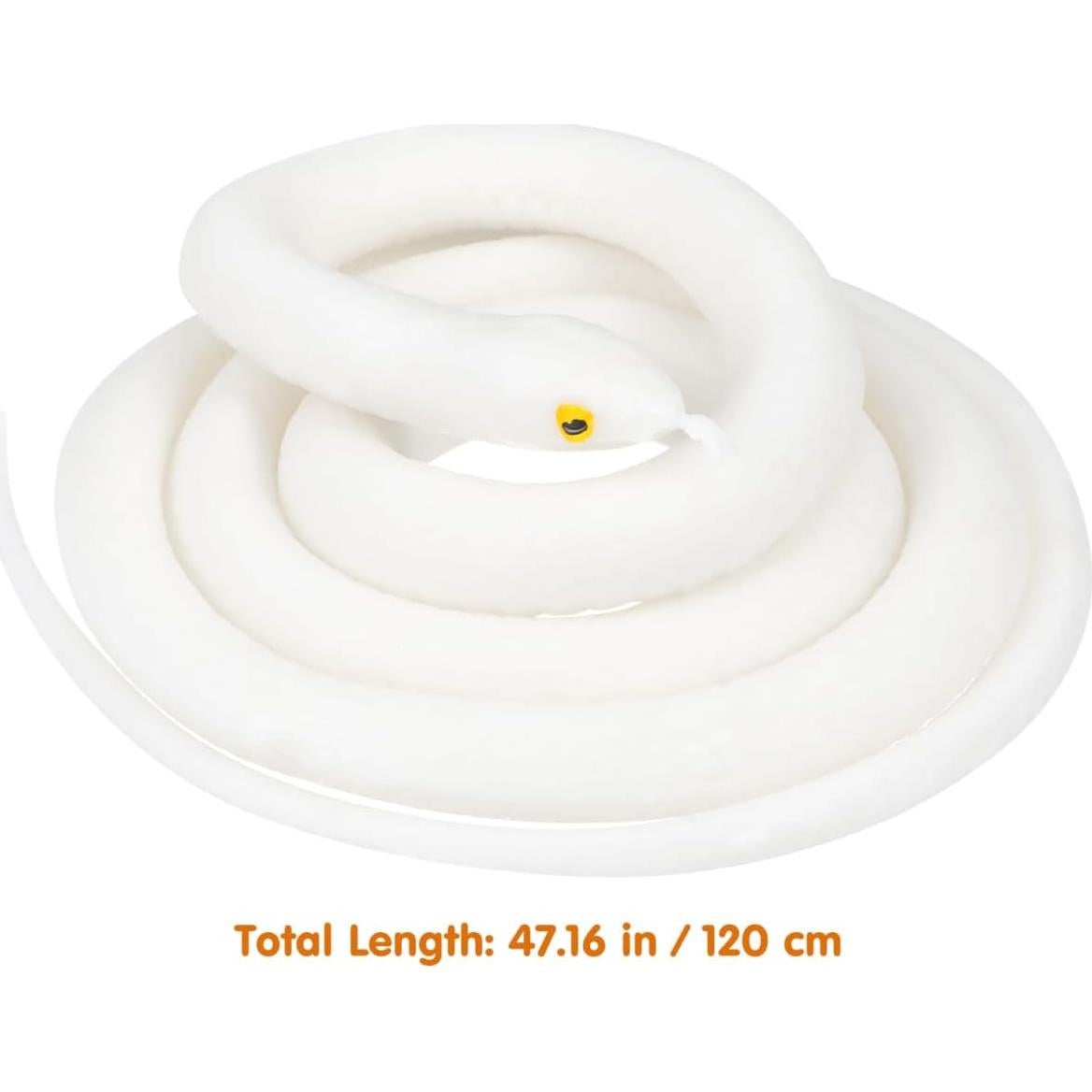 Serpiente de Goma Realista TOYANDONA 120 cm para Halloween