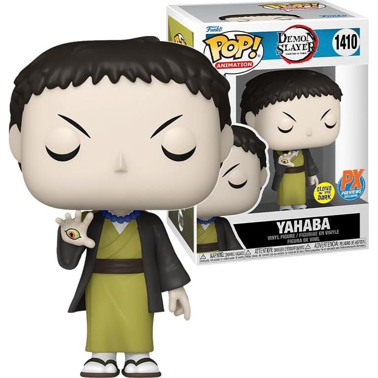 Figura de Vinilo Funko Pop! Demon Slayer Yahaba Brilla en la Oscuridad