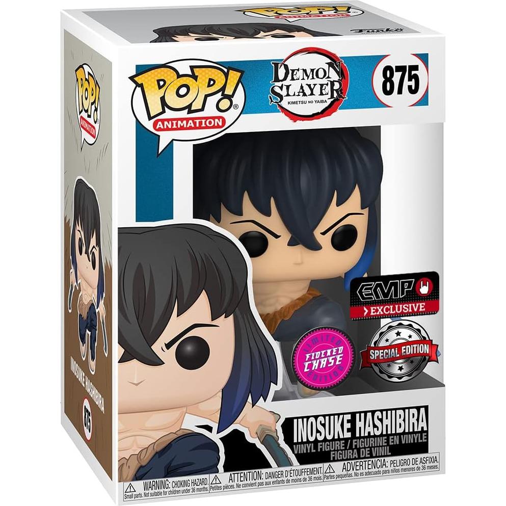 Funko Pop Demon Slayer Inosuke Exclusivo Aterciopelado 15cm