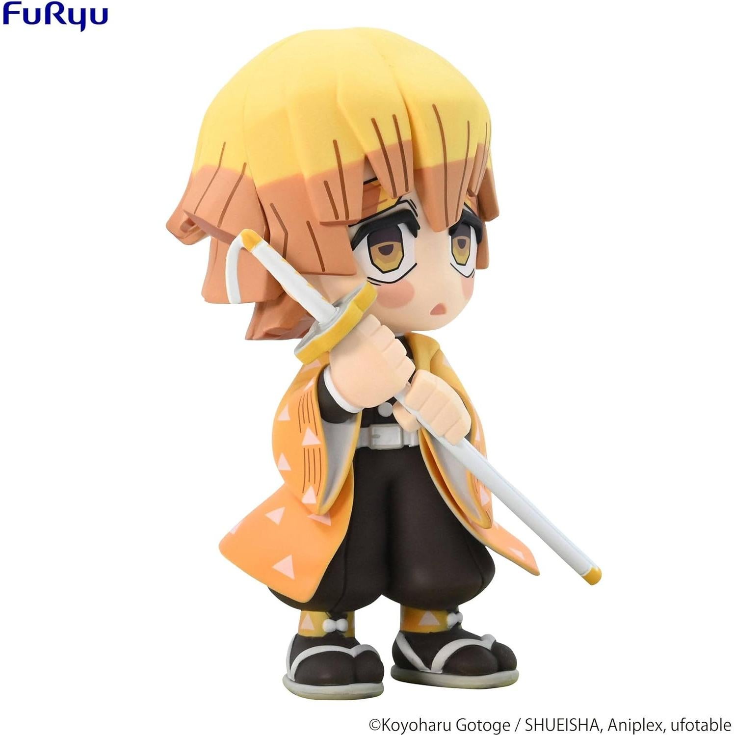 Estatua PVC Agatsuma Zenitsu 13 cm Furyu Demon Slayer