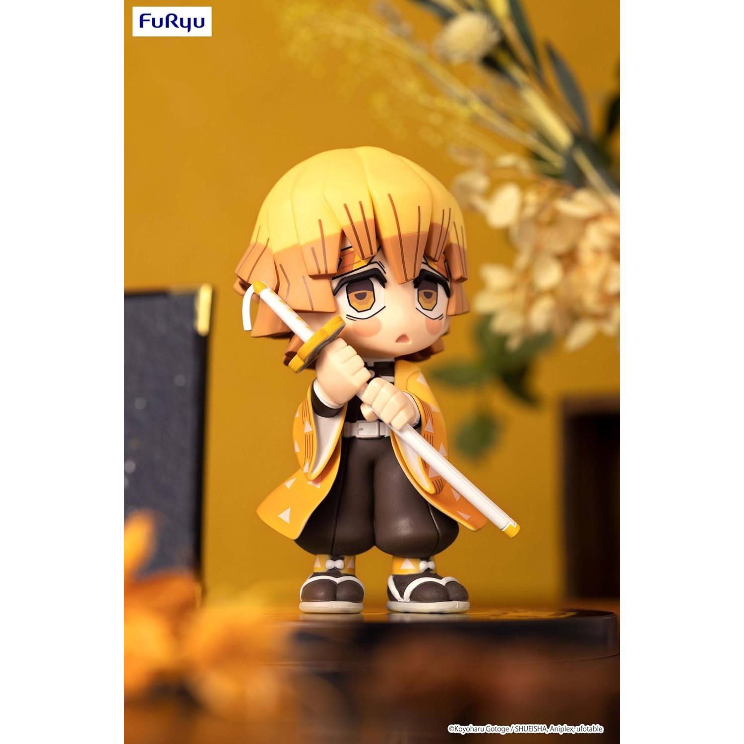Estatua PVC Agatsuma Zenitsu 13 cm Furyu Demon Slayer