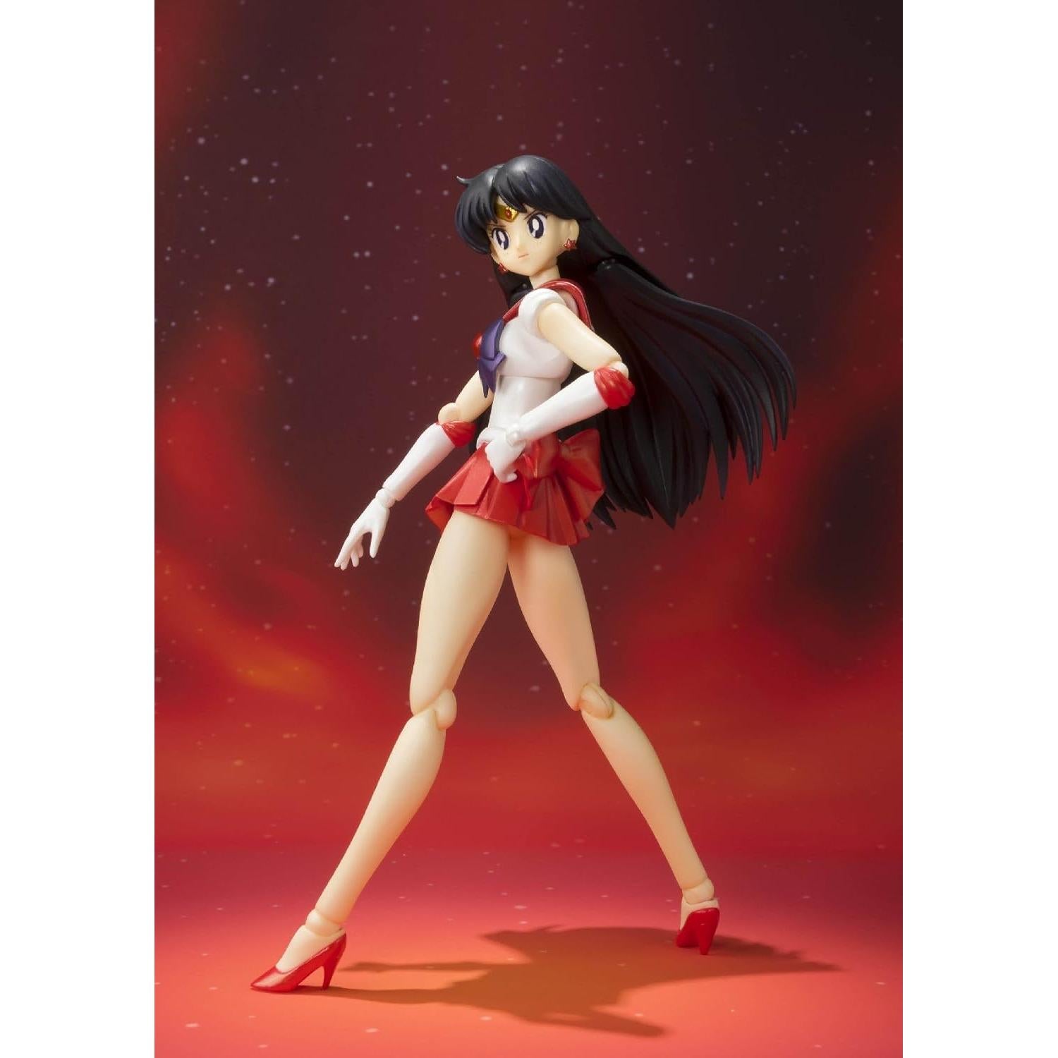 Figura S.H. Figuarts Sailor Mars Bandai 14 cm con Accesorios