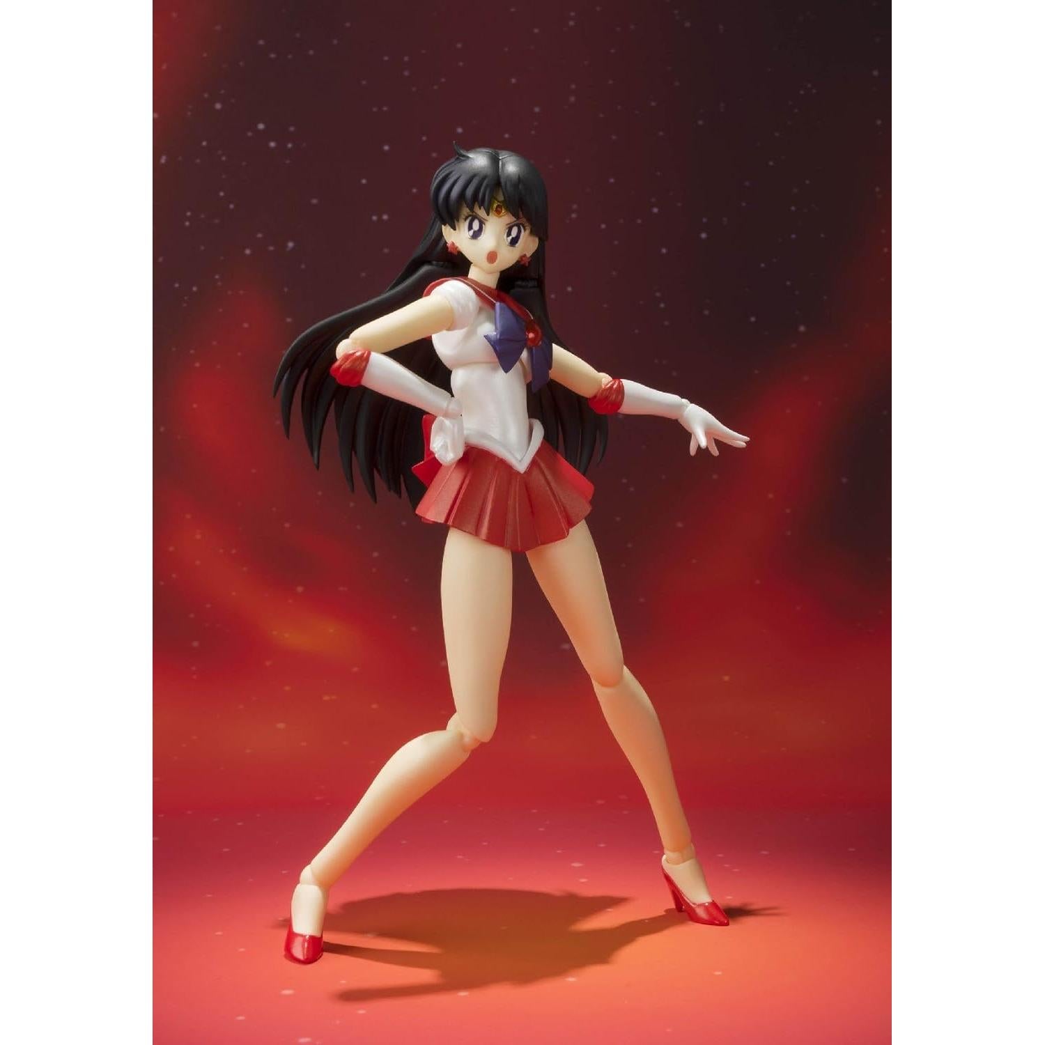 Figura S.H. Figuarts Sailor Mars Bandai 14 cm con Accesorios