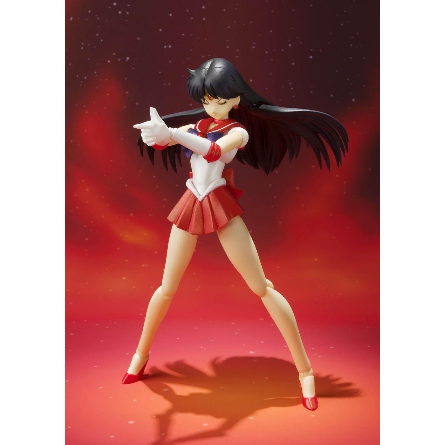 Figura S.H. Figuarts Sailor Mars Bandai 14 cm con Accesorios