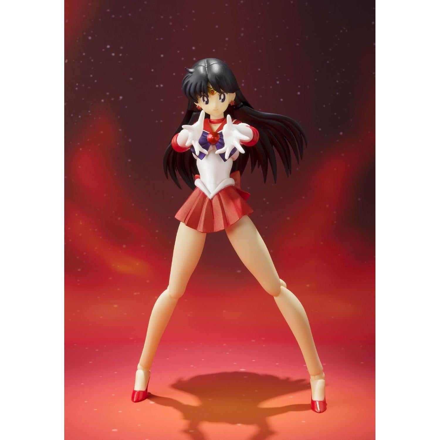 Figura S.H. Figuarts Sailor Mars Bandai 14 cm con Accesorios