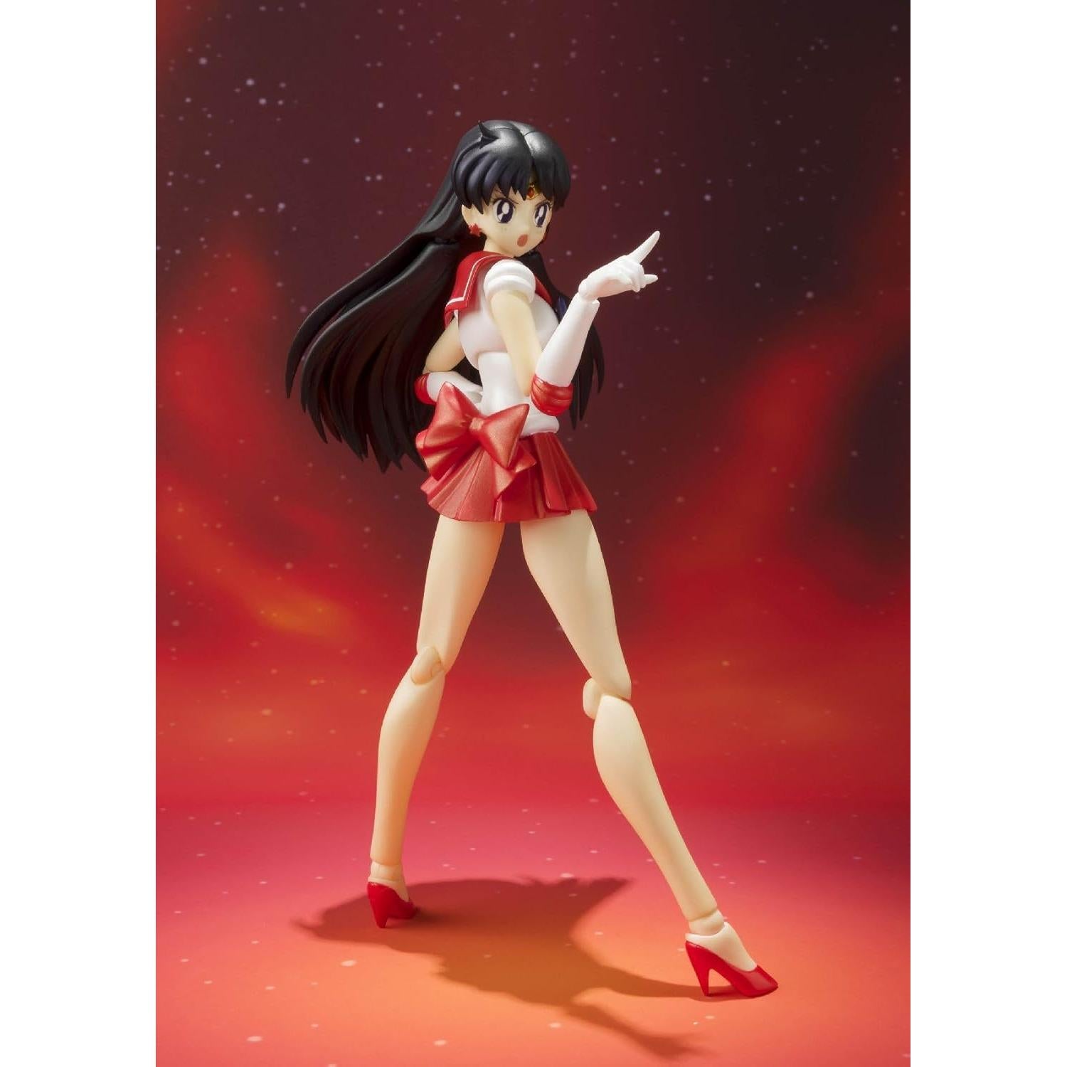 Figura S.H. Figuarts Sailor Mars Bandai 14 cm con Accesorios