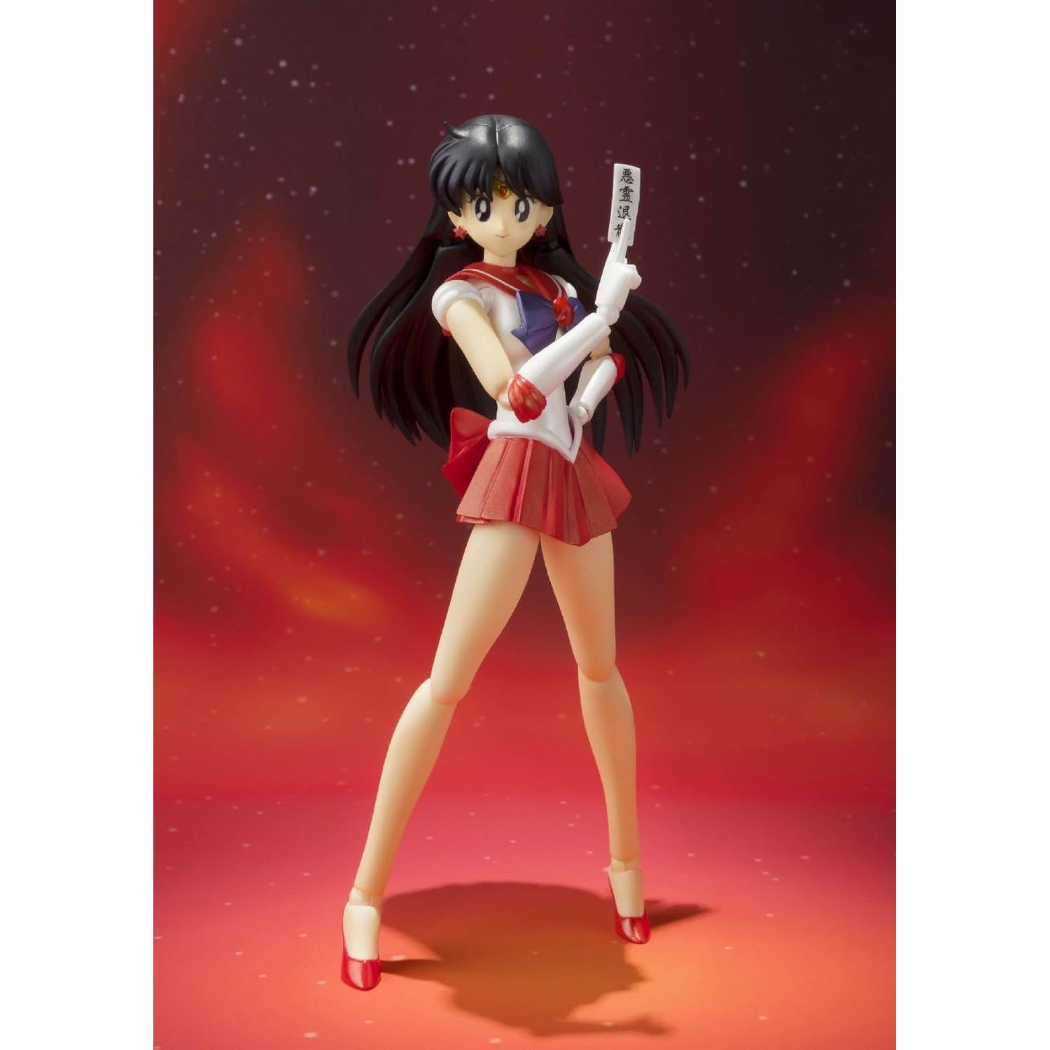 Figura S.H. Figuarts Sailor Mars Bandai 14 cm con Accesorios