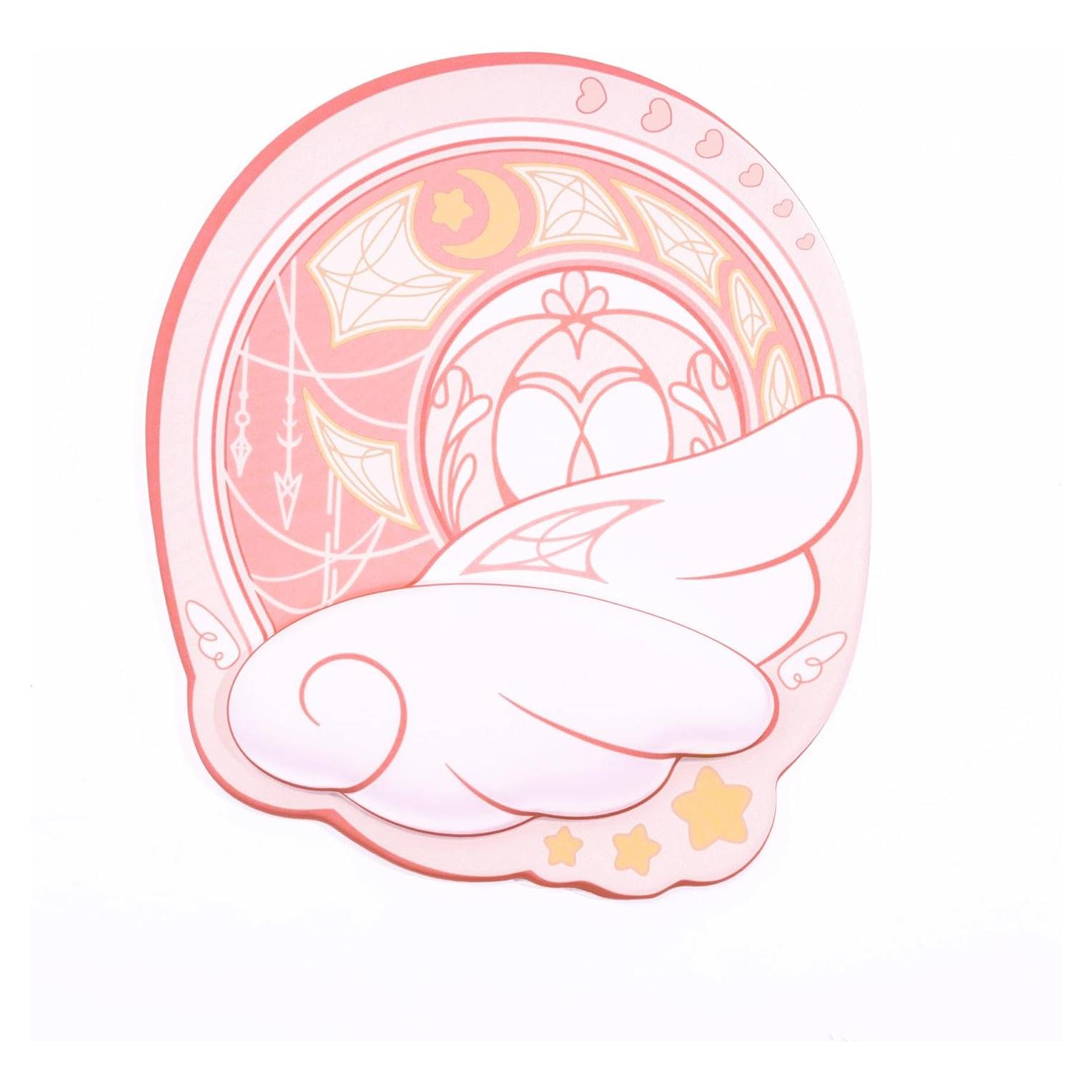 Alfombrilla de Ratón Ergonómica GeekShare Rosa con Soporte