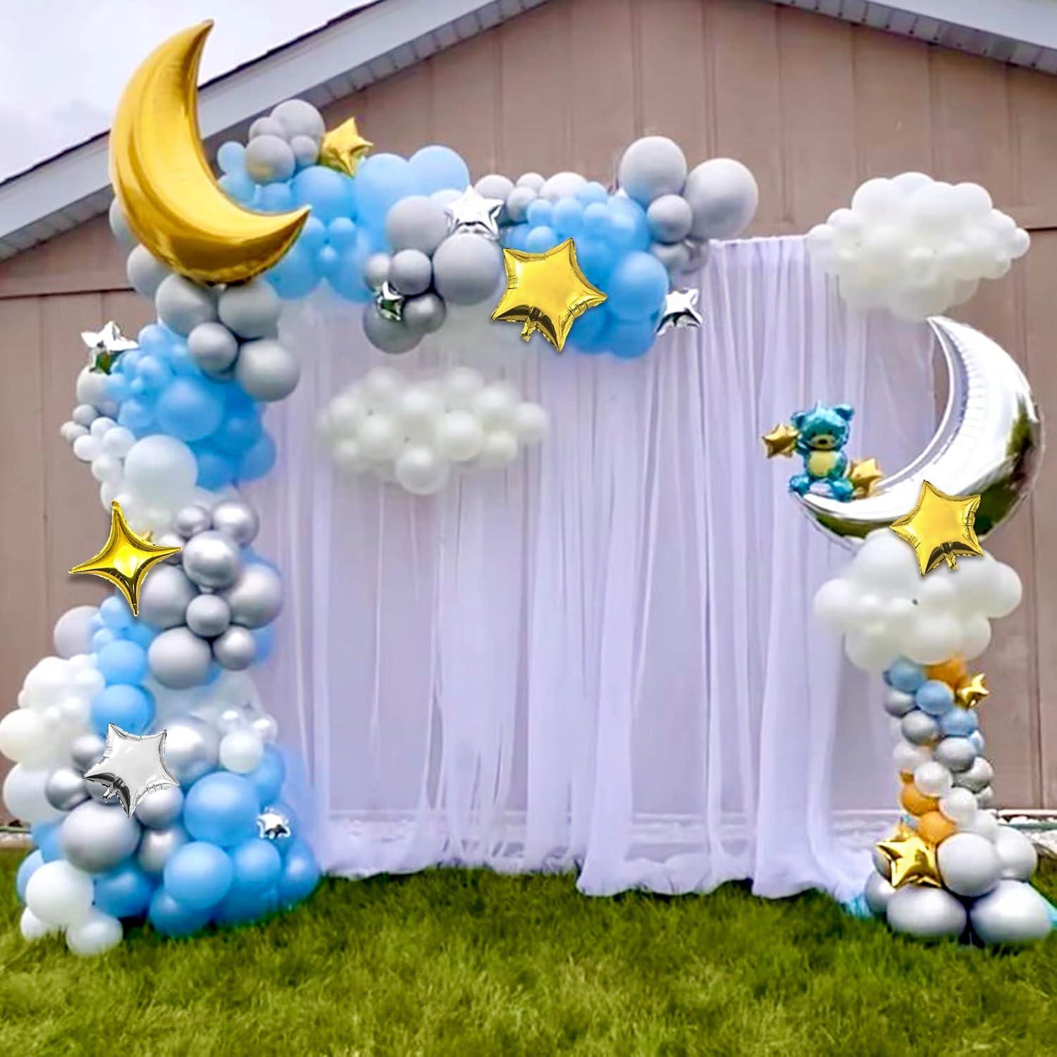 Kit de Globos de Aluminio Dorados - 54 Piezas - Mylar