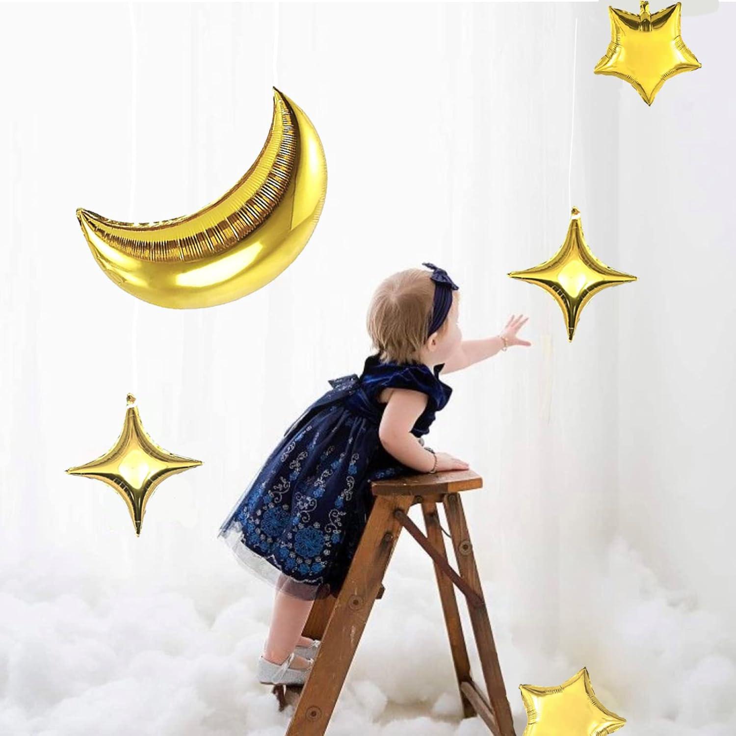 Kit de Globos de Aluminio Dorados - 54 Piezas - Mylar