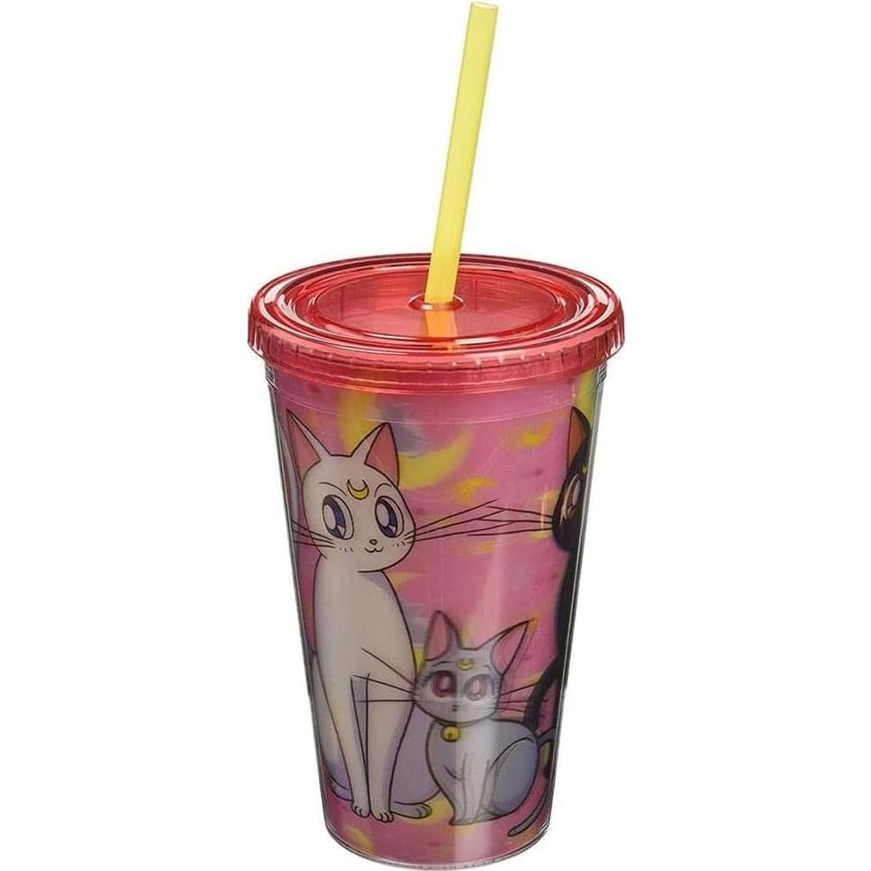 Taza Lenticular Sailor Moon Kitties 473ml JUST FUNKY