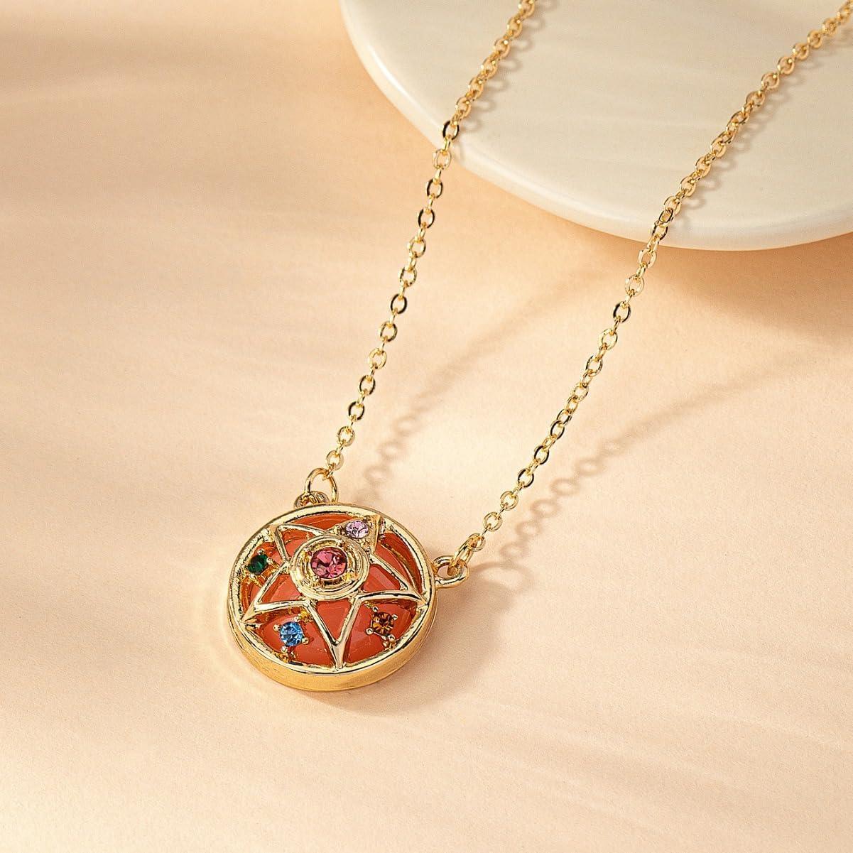 Collar de Estrella Guardiana Anime POYAMUSE para Mujeres 40 cm