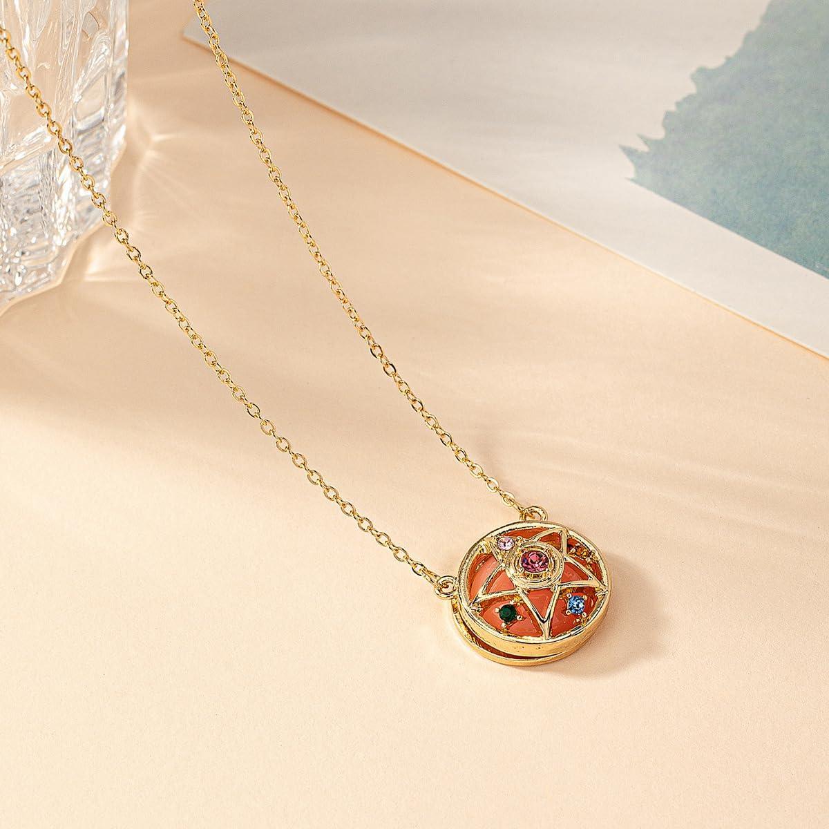 Collar de Estrella Guardiana Anime POYAMUSE para Mujeres 40 cm