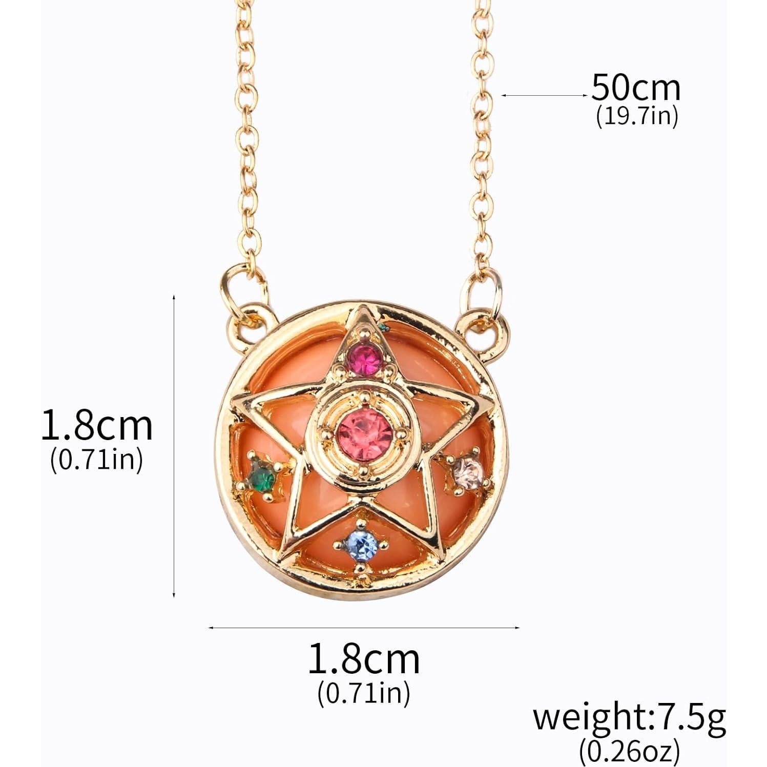 Collar de Estrella Guardiana Anime POYAMUSE para Mujeres 40 cm