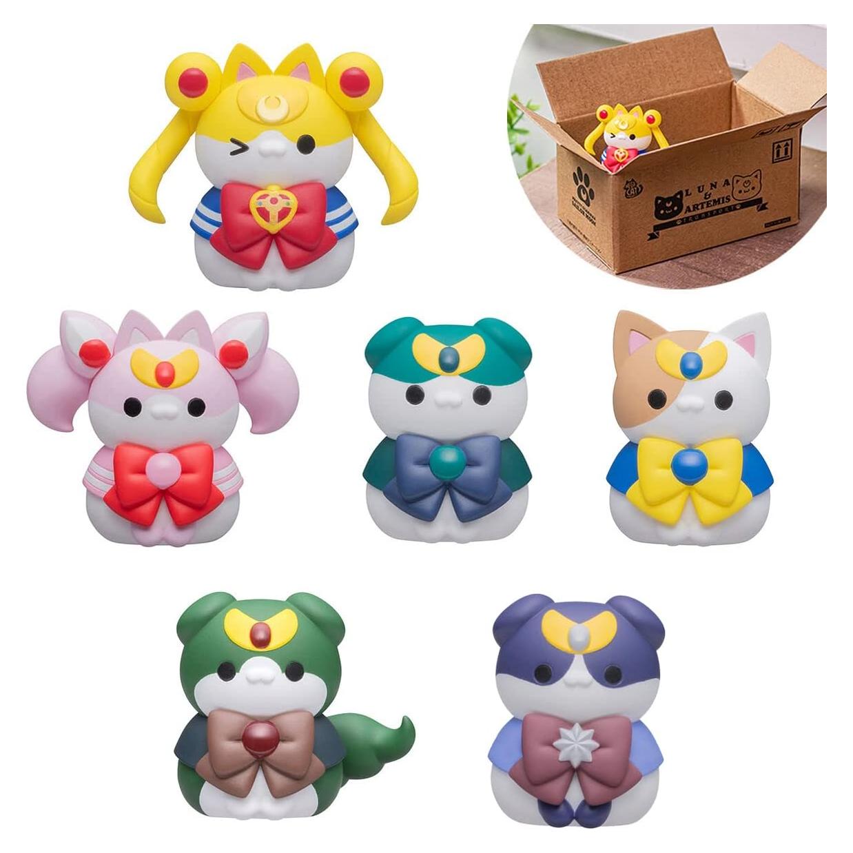 Conjunto de Figuras Sailor Mewn Vol. 2 Megahouse 6 Piezas
