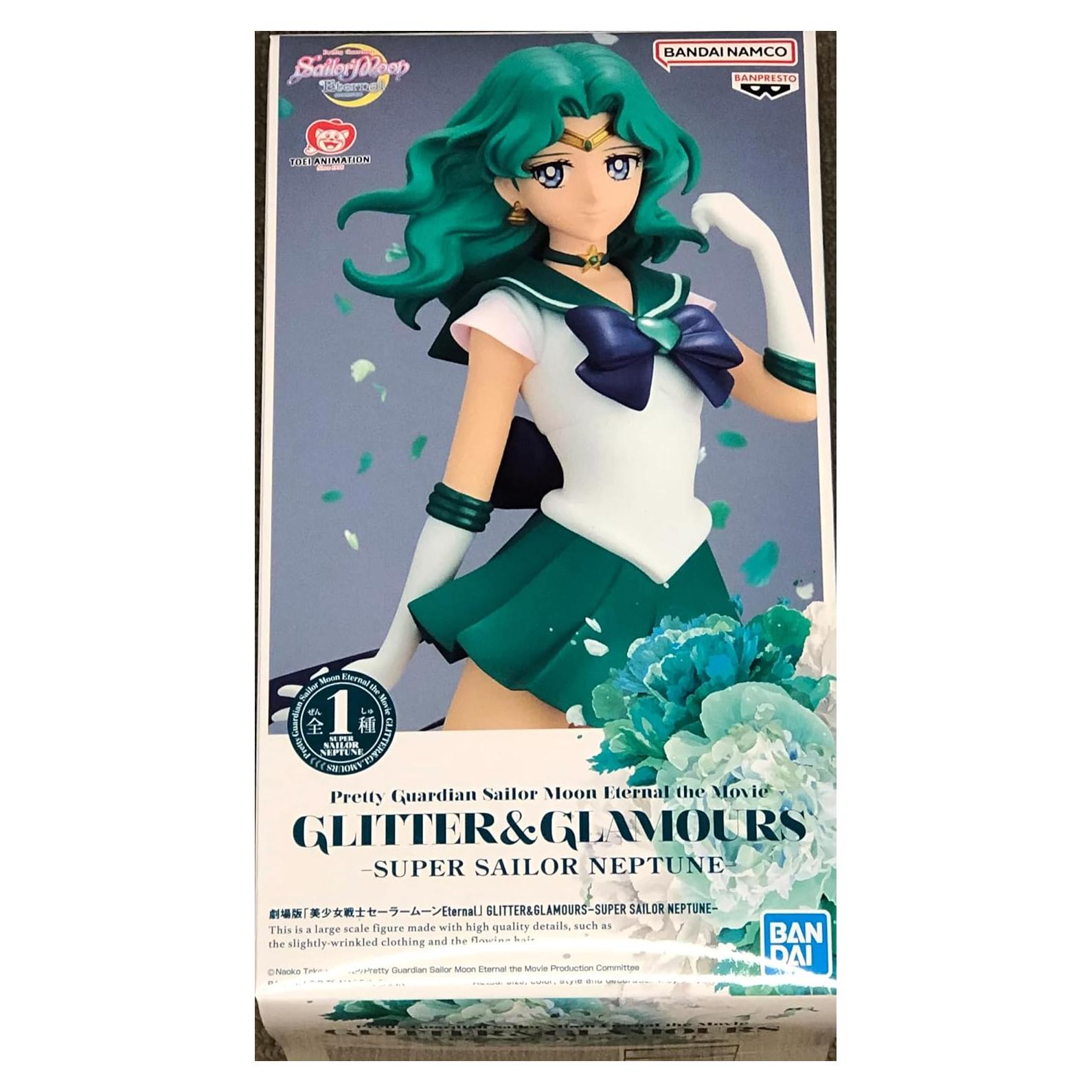 Figura Super Sailor Neptune Glitter & Glamours Bandai 23.1 cm
