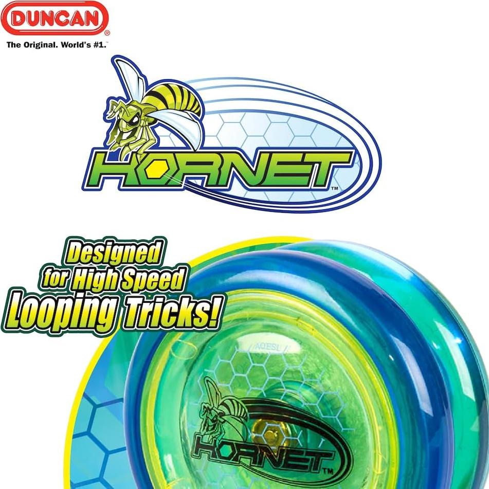 Yo-Yo Duncan Hornet Pro Looping Azul Blanco Intermedio