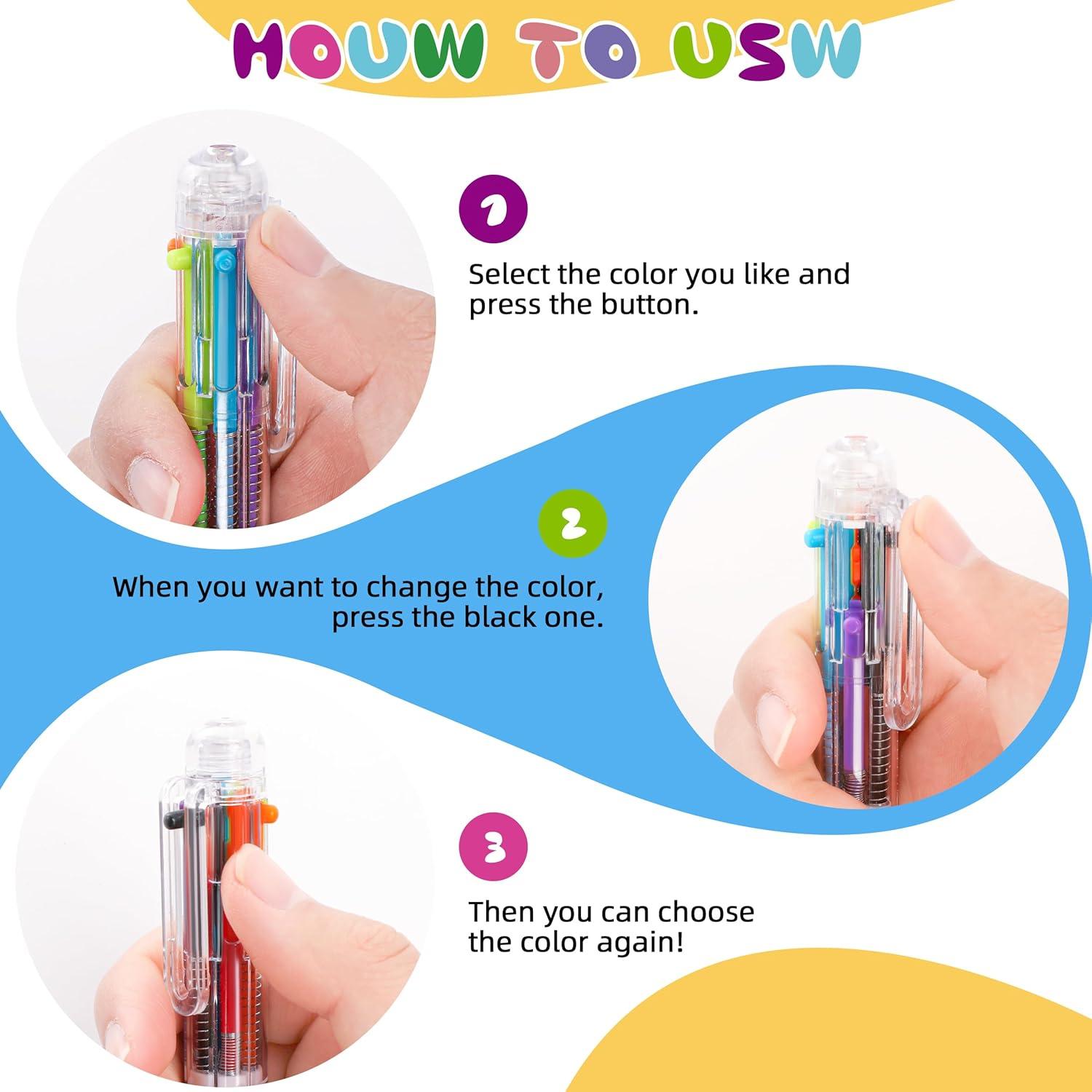 Bolígrafos Multicolor EWPJDK 0.5mm 30 Piezas para Oficina