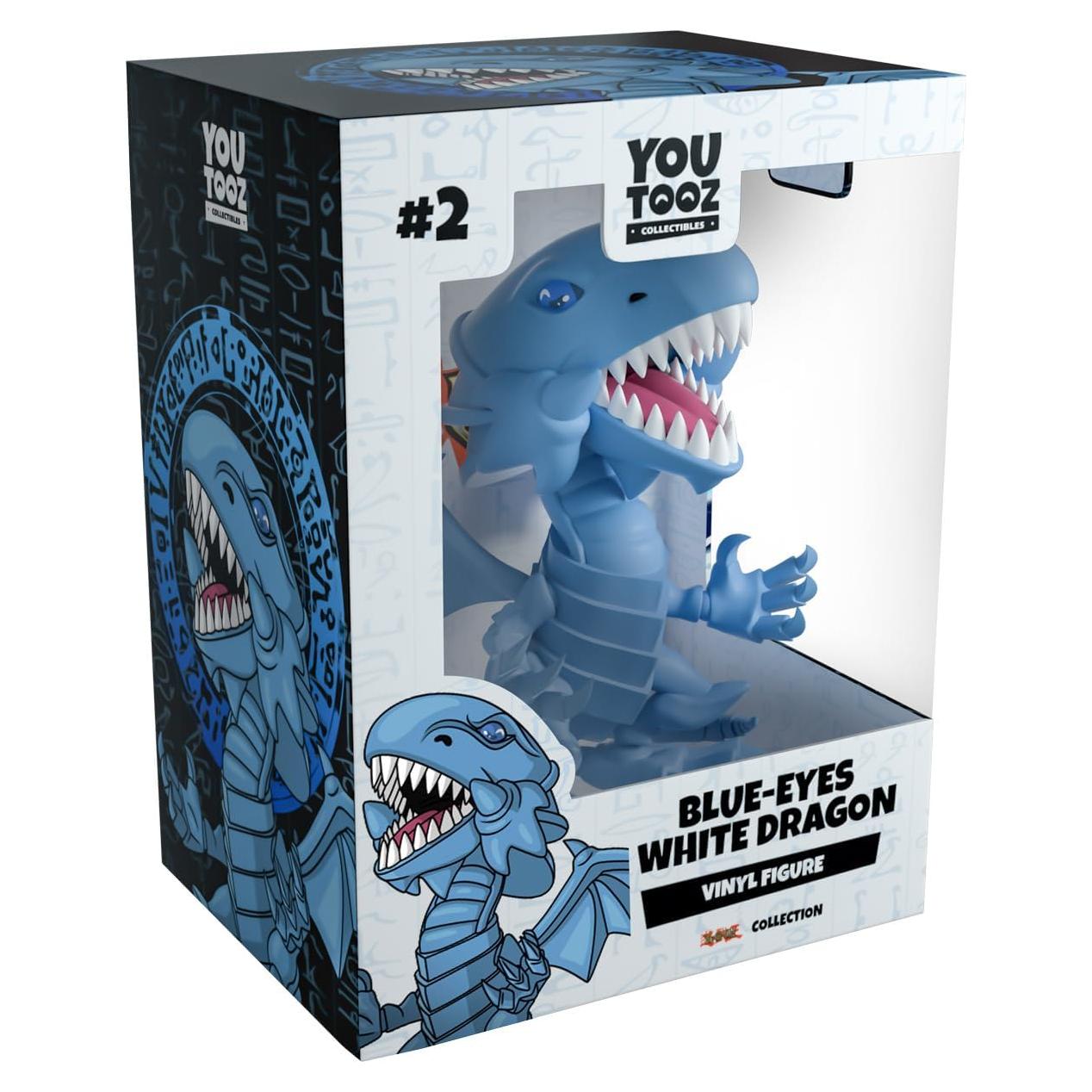 Figura de Vinilo Youtooz Dragón Blanco de Ojos Azules 10.4 cm