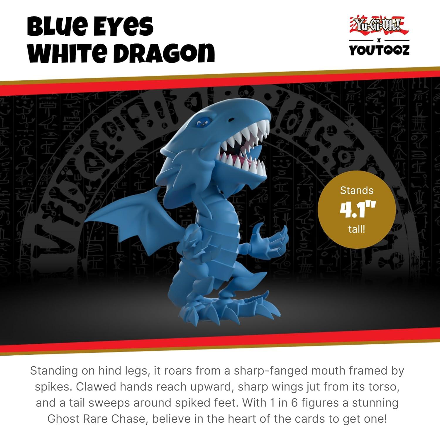 Figura de Vinilo Youtooz Dragón Blanco de Ojos Azules 10.4 cm