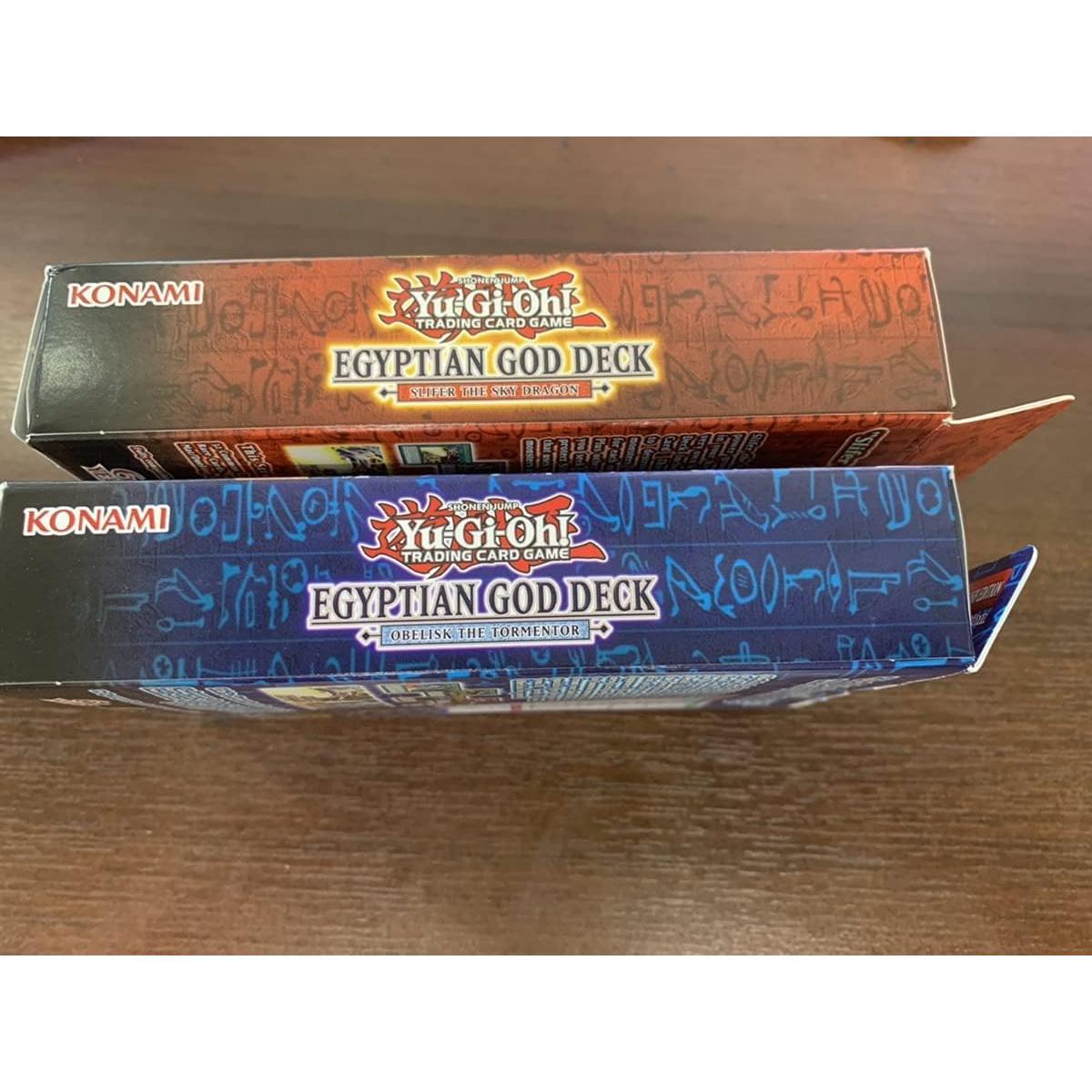 Baraja de Cartas Yu-Gi-Oh! Dios Egipcio Obelisco 40 cartas