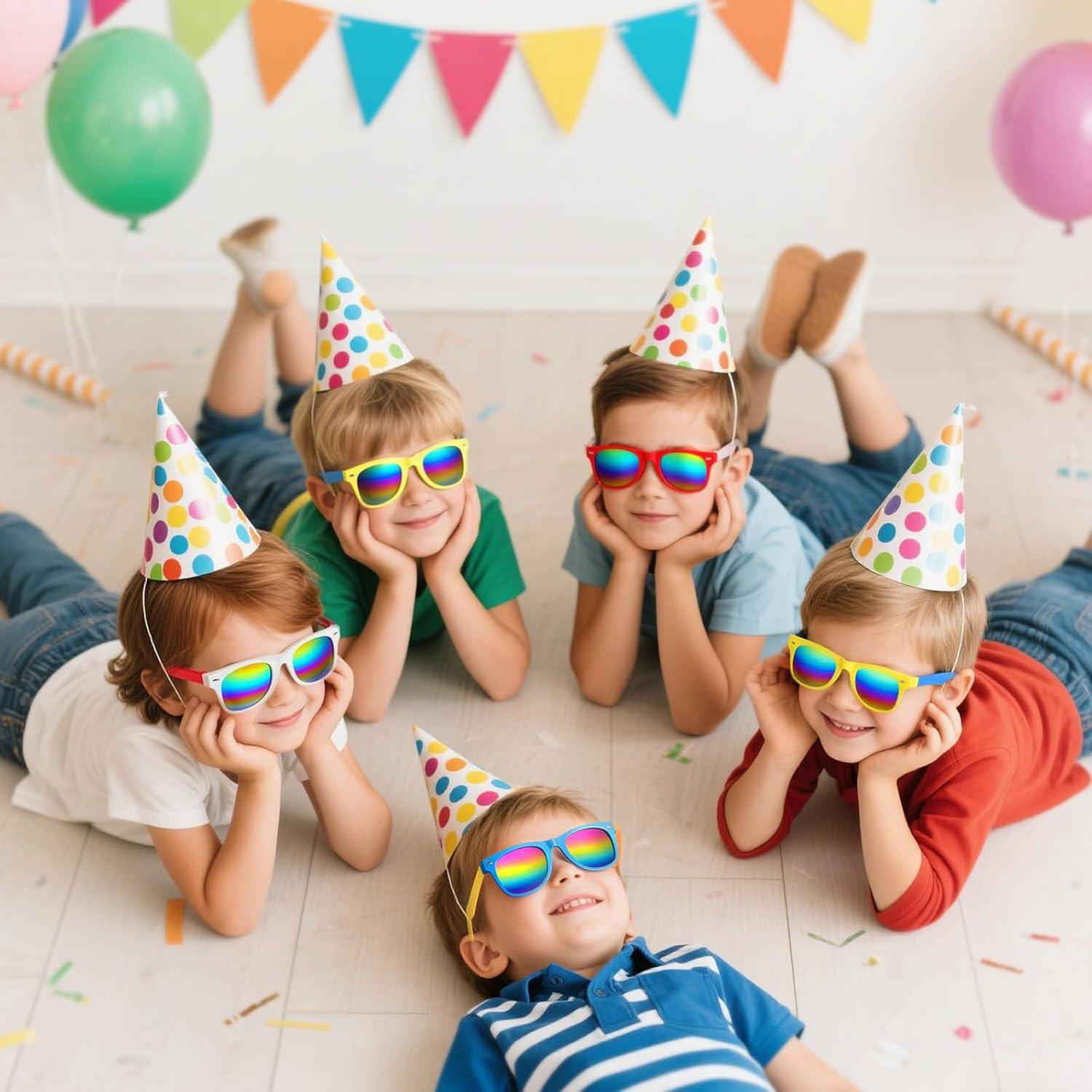 Gafas de Sol para Niños LOVESTOWN UV400 Multicolor 24 Paquetes