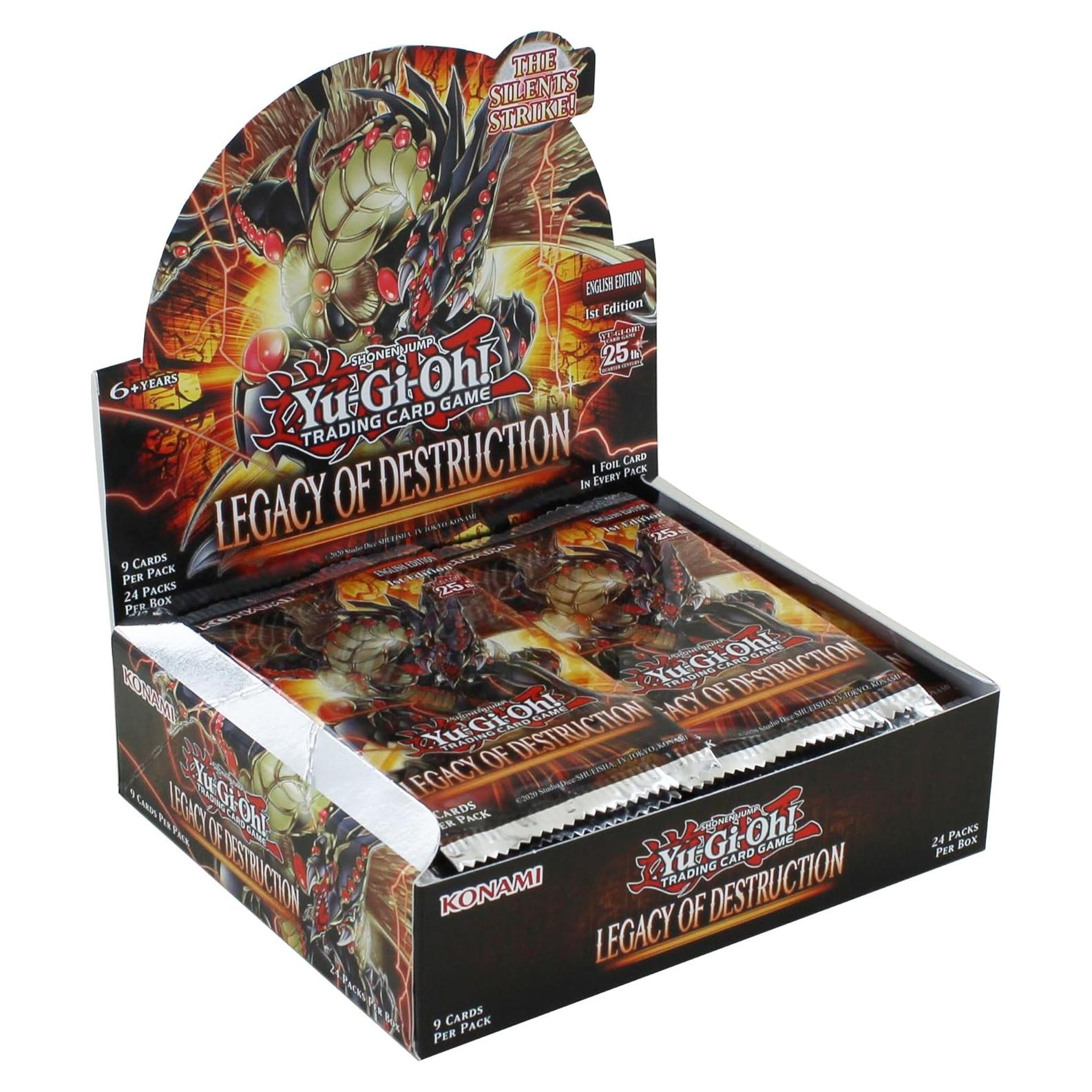 KONAMI Yu-Gi-Oh! CCG Paquete de Refuerzo Legado de Destrucción 2023