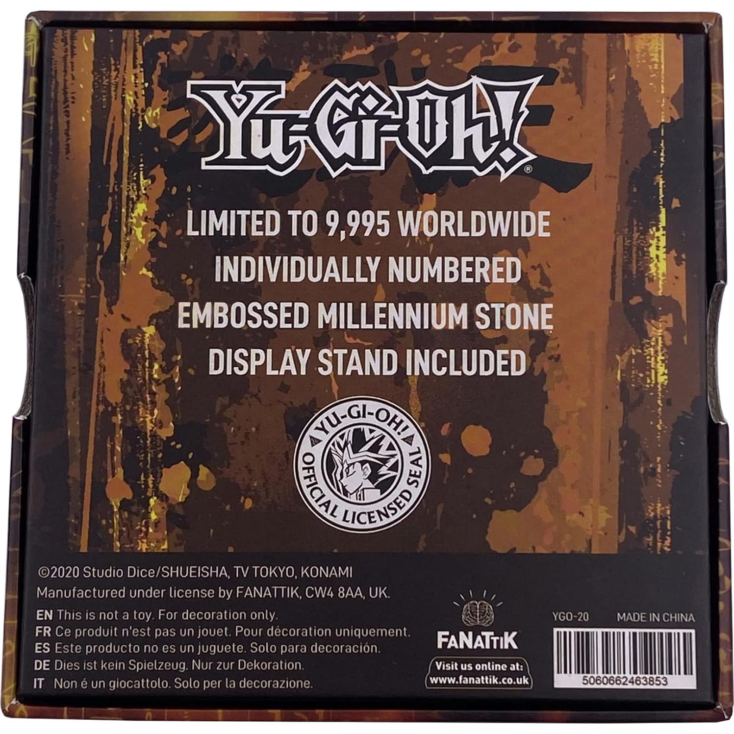 Réplica Piedra Milenaria Yu-Gi-Oh Fanattik 6.5cm Ed. Limitada
