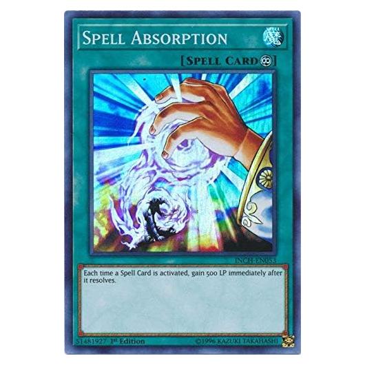 Carta Yu-Gi-Oh! Absorción de Hechizos Super Rara 1ra Edición