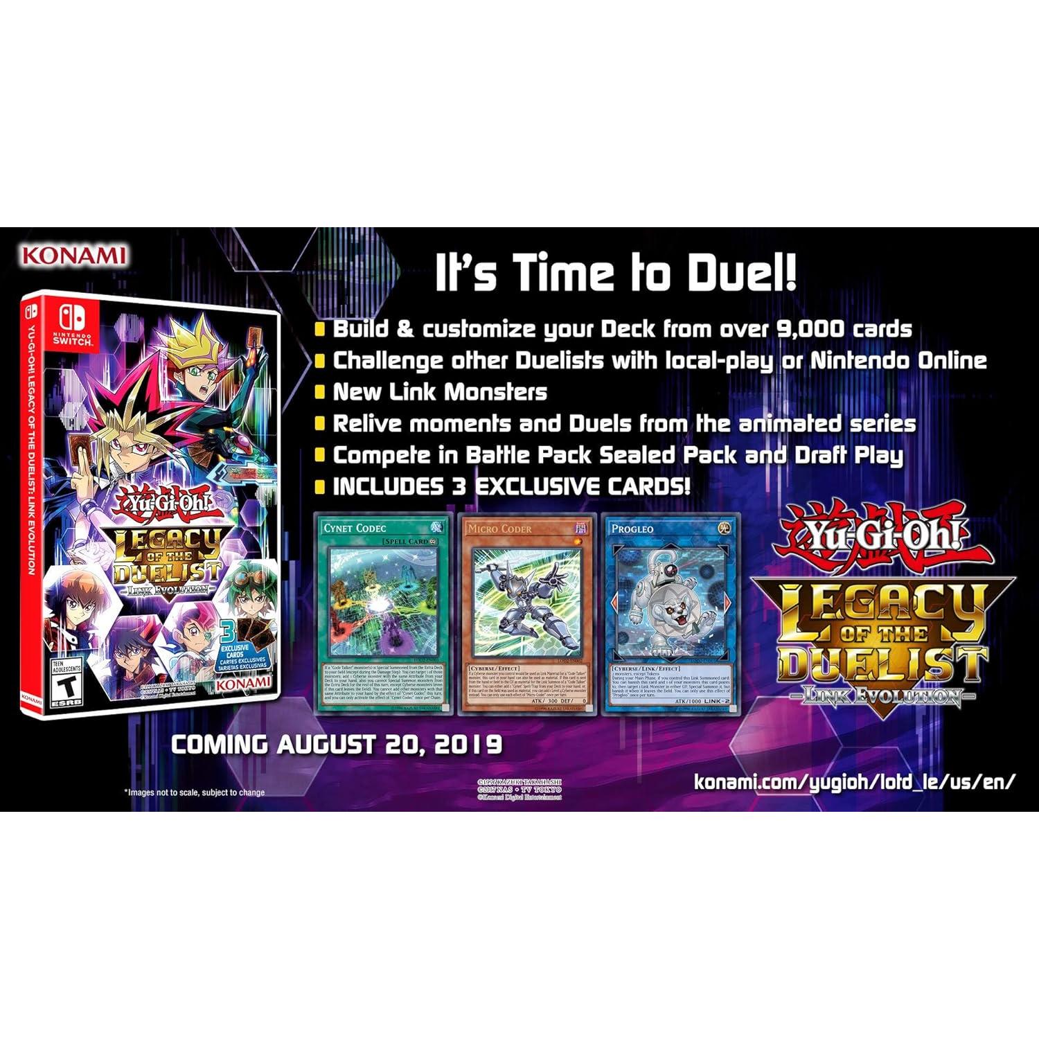 Videojuego Yu-Gi-Oh! Legado del Duelista Konami Switch