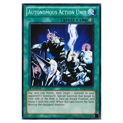 YU-GI-OH! - Autonomous Action Unit (BP02-EN140) - Battle Pack 2: War of The Giants - Unlimited Edition - Common